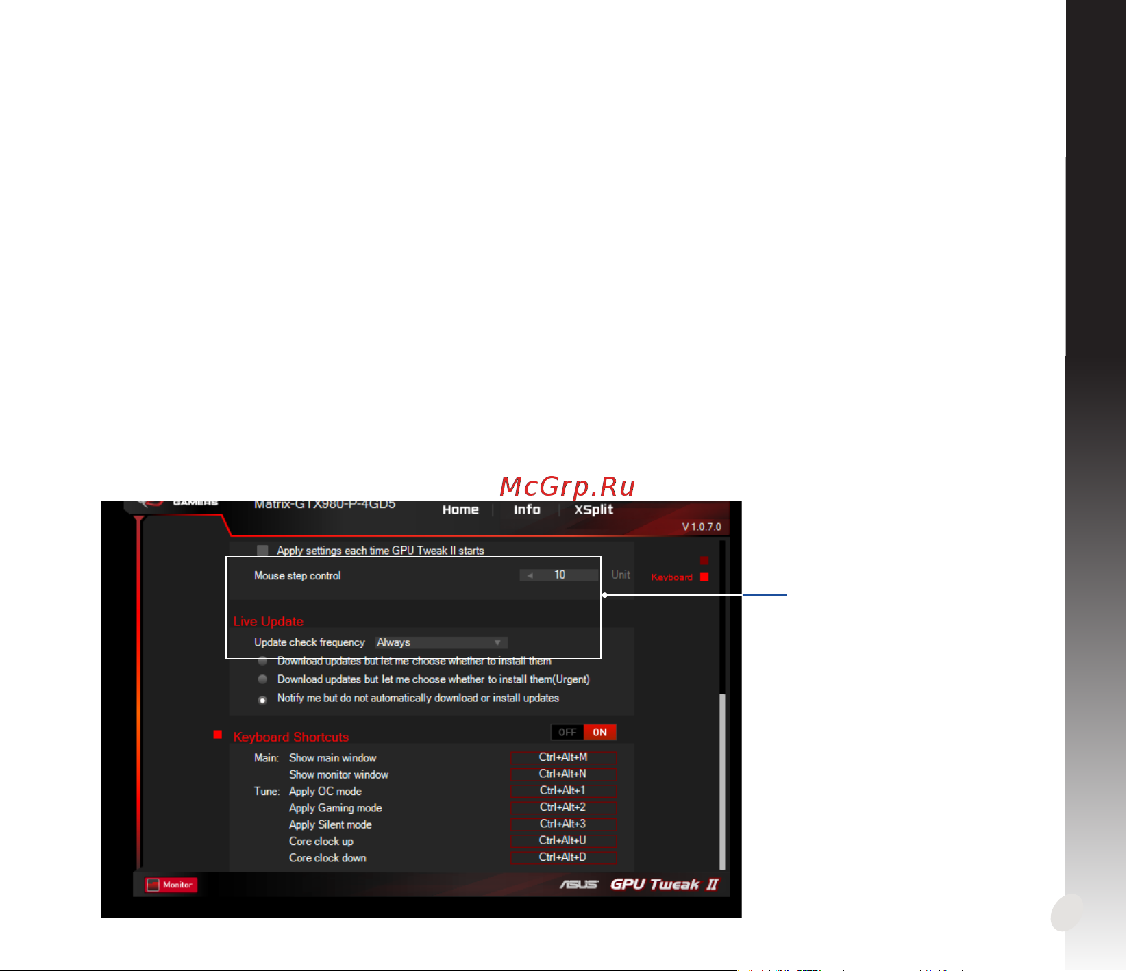 Asus TUF-RTX3060-12G-GAMING [89/167] Služba live update