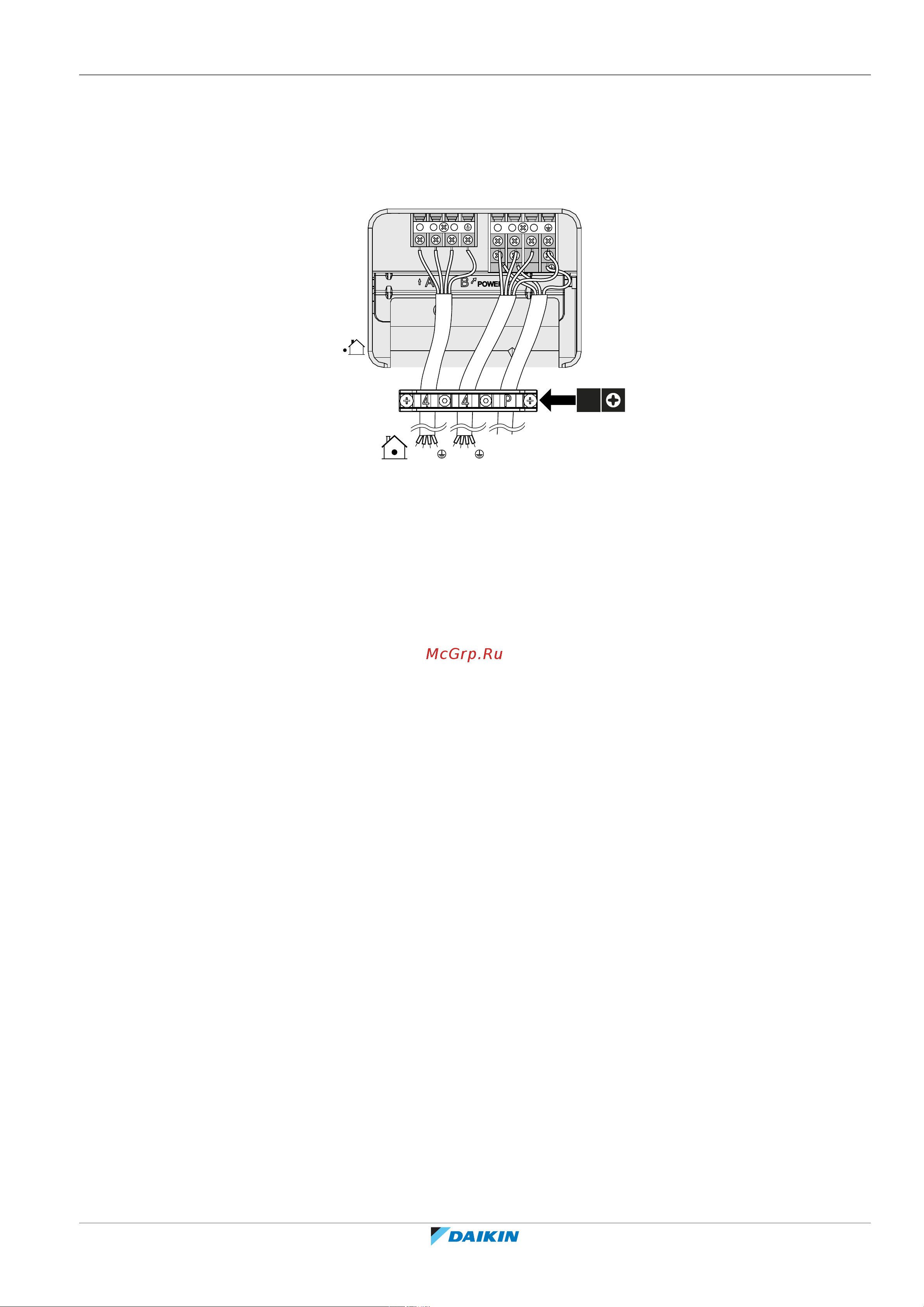 Daikin 2MXM50M3V1B9 [61/84] Подключение электрооборудования