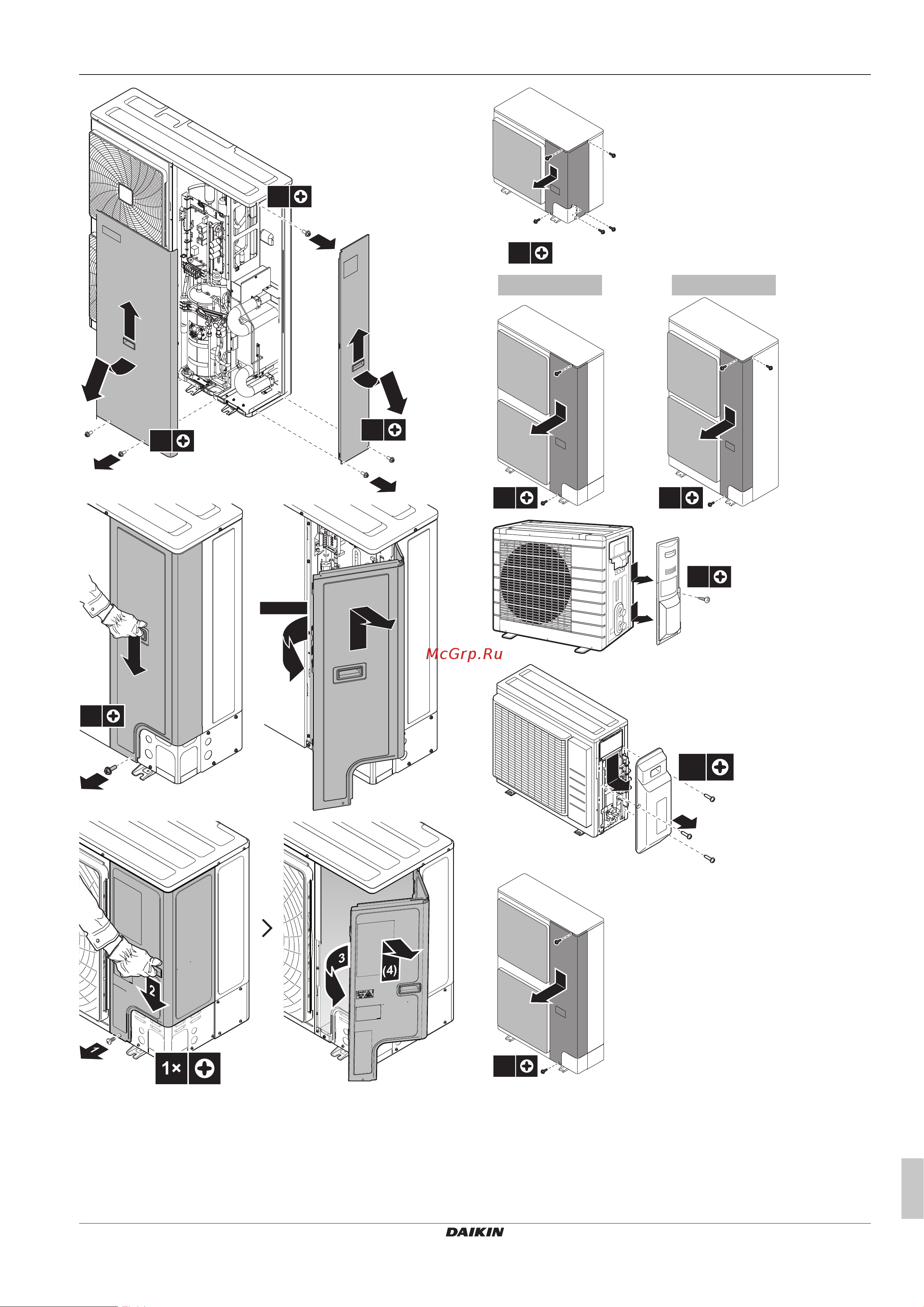 Daikin 3AMXM52M2V1B [33/88] Монтаж