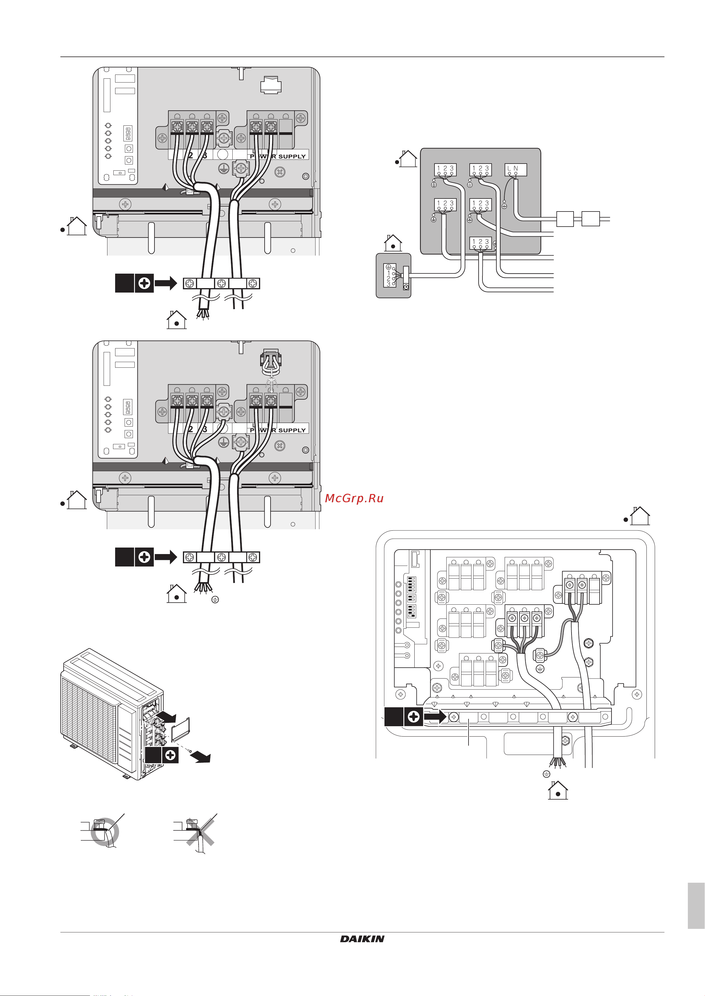 Daikin 3AMXM52M3V1B [63/88] Монтаж