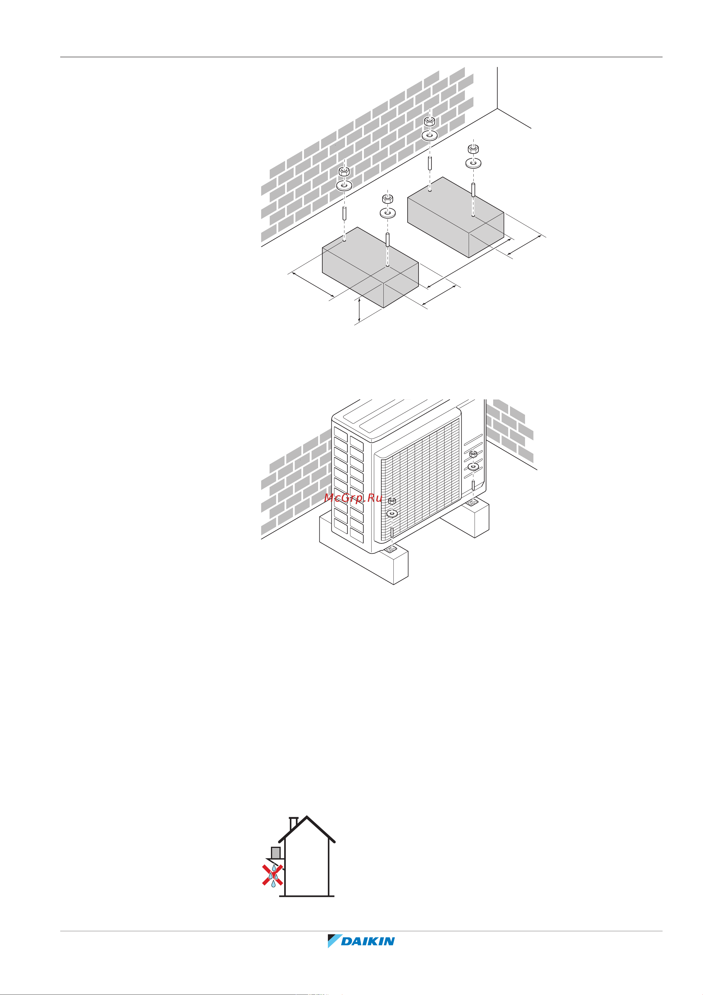 Daikin 3AMXM52N2V1B9 [33/92] Монтаж агрегата
