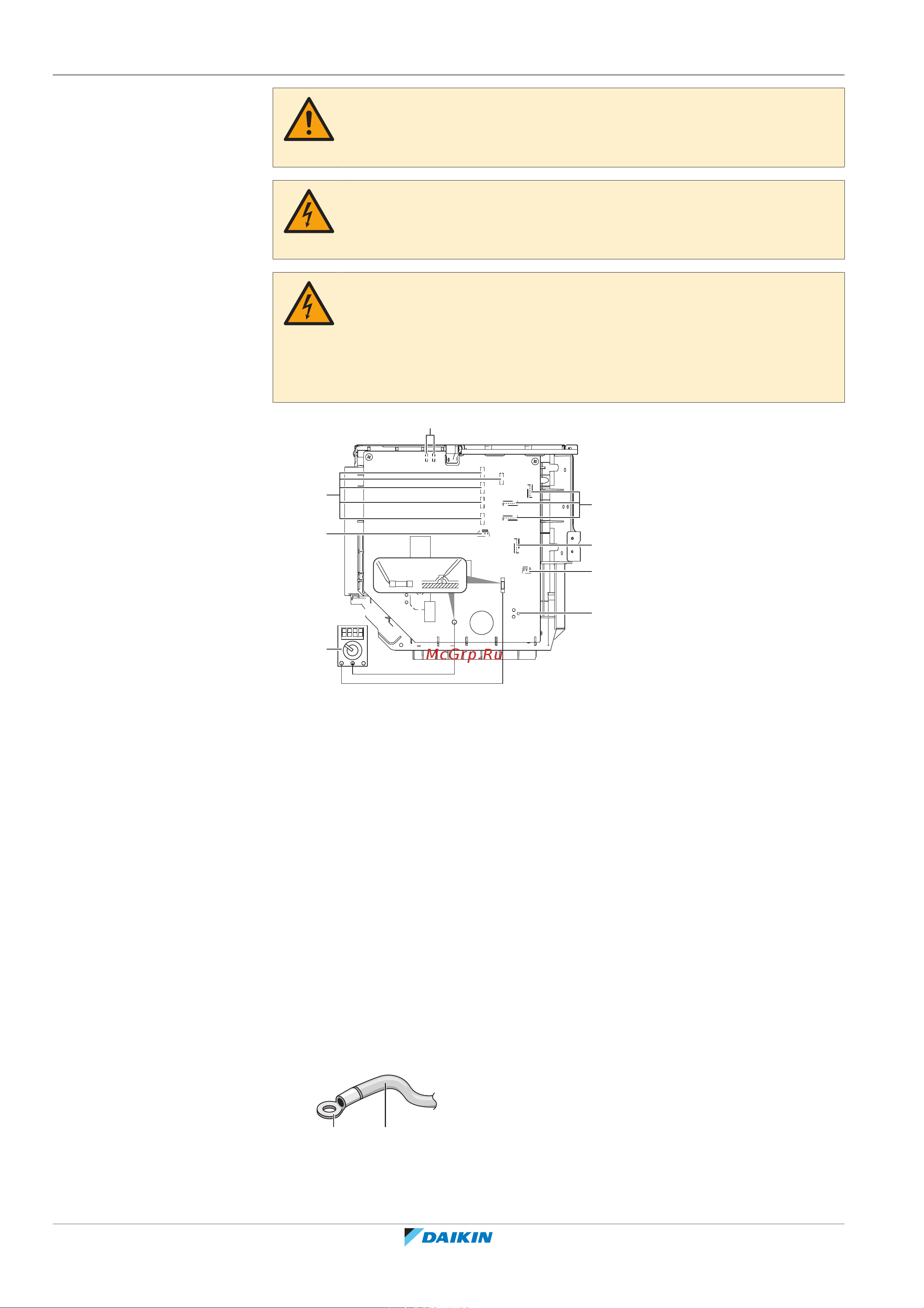 Daikin 3MXM52N2V1B9 [58/92] Подключение электрооборудования