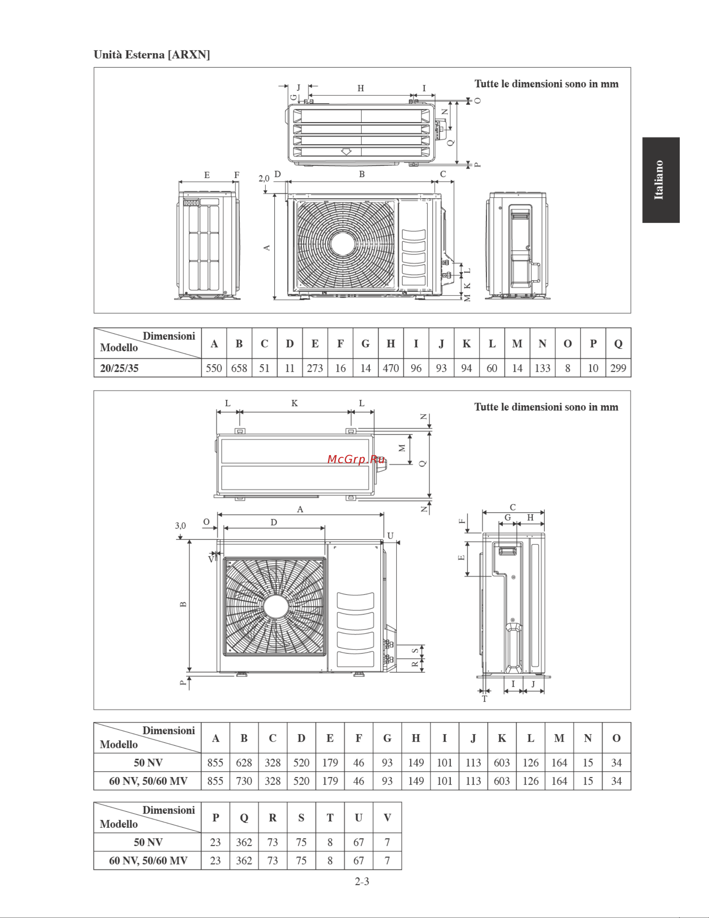 Daikin ATXN20MV16 [23/156] Nv 50 60 mv