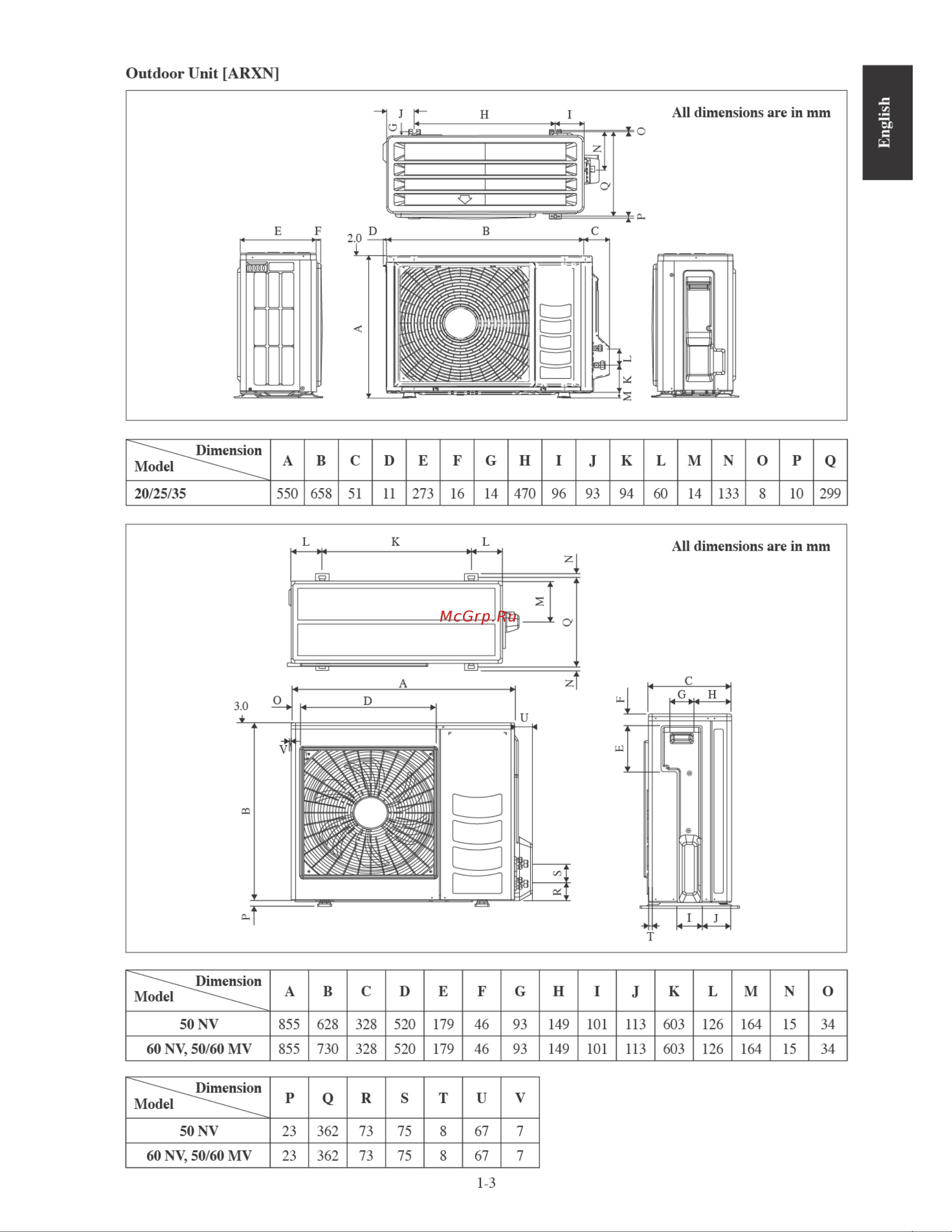 Daikin ATXN25MV1B7 [5/156] Nv 50 60 mv