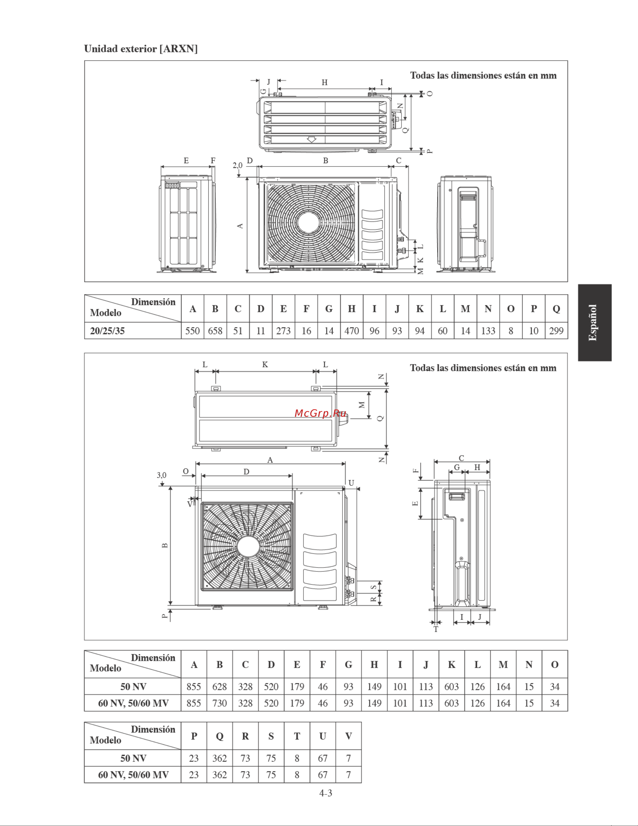Daikin ARXN35NV1B [59/156] Nv 50 60 mv