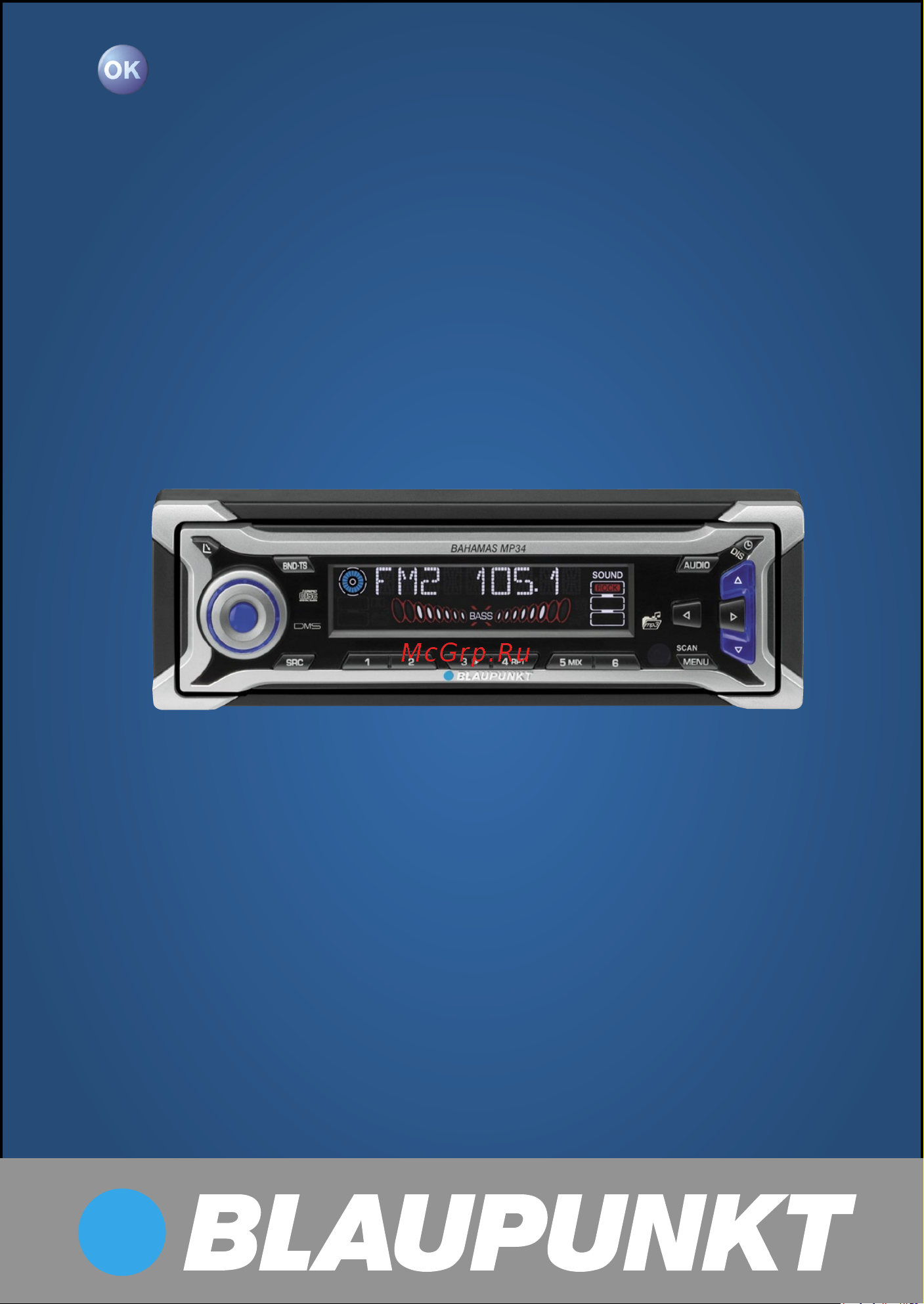 Blaupunkt Monte Carlo MP34 Руководство пользователя онлайн