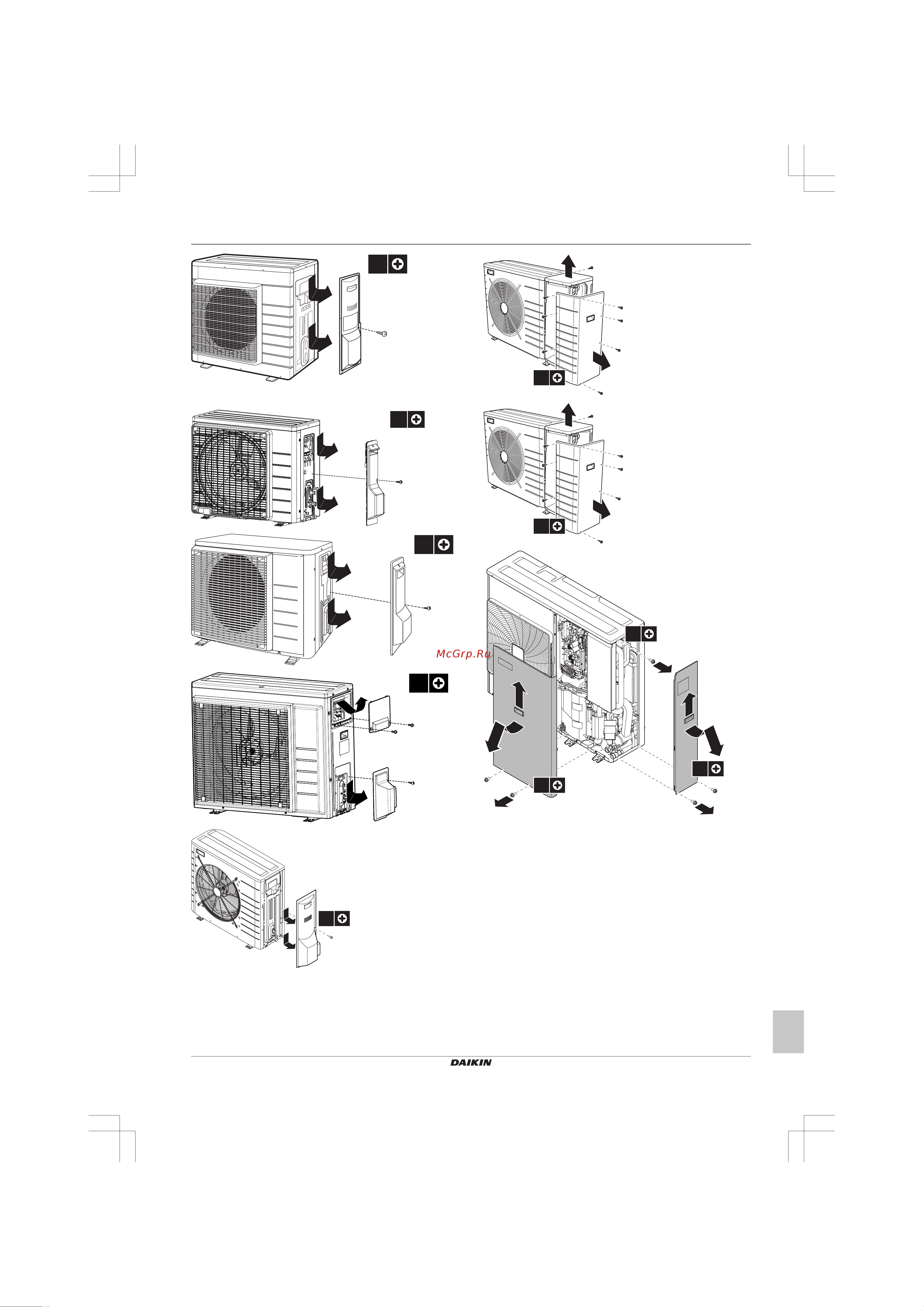 Daikin ARXP20M5V1B [31/72] Монтаж