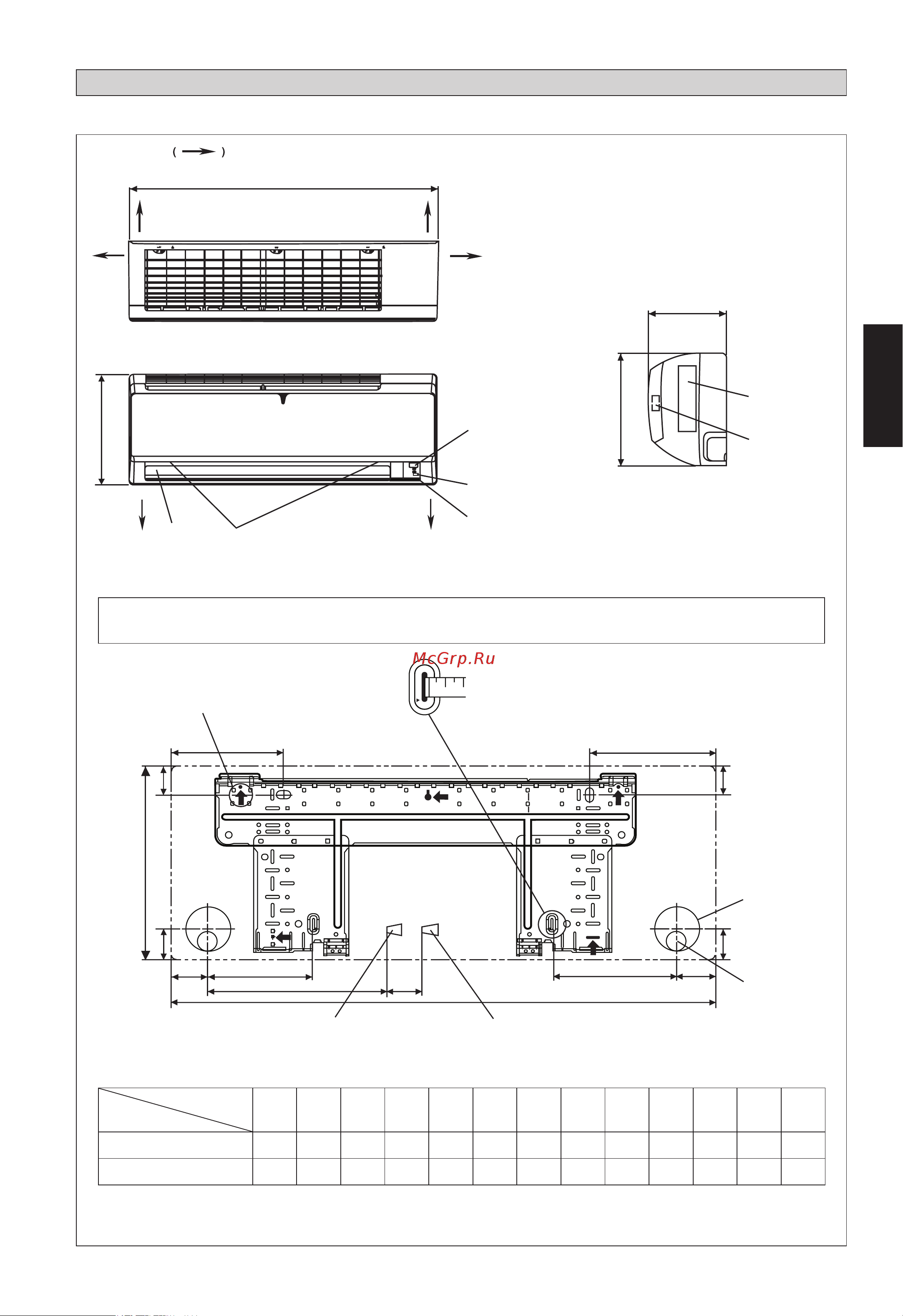 Daikin ATXN25NV1B [39/156] Auslegung und abmessungen