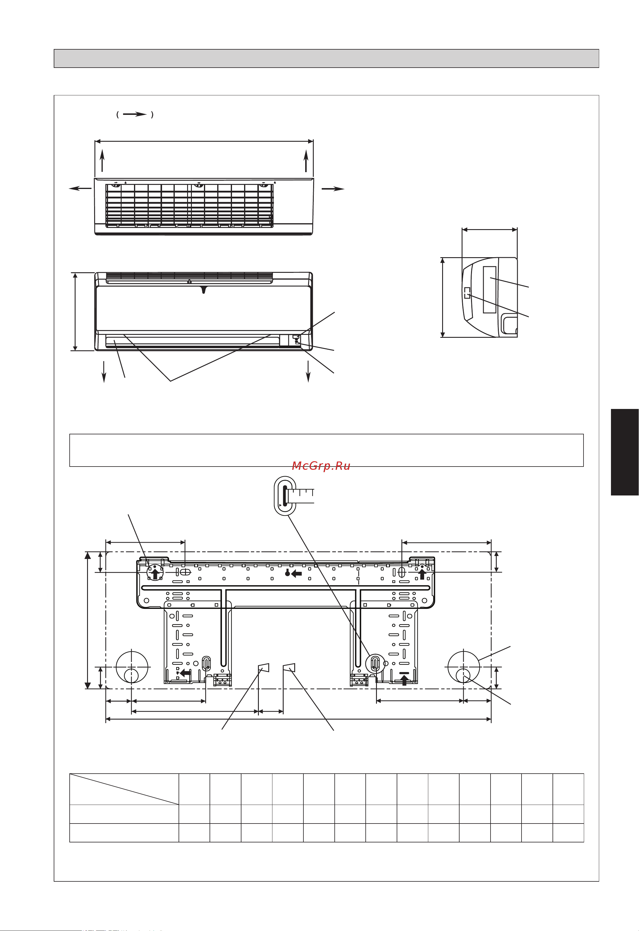 Daikin ATXN25NV1B [75/156] Contour et dimensions