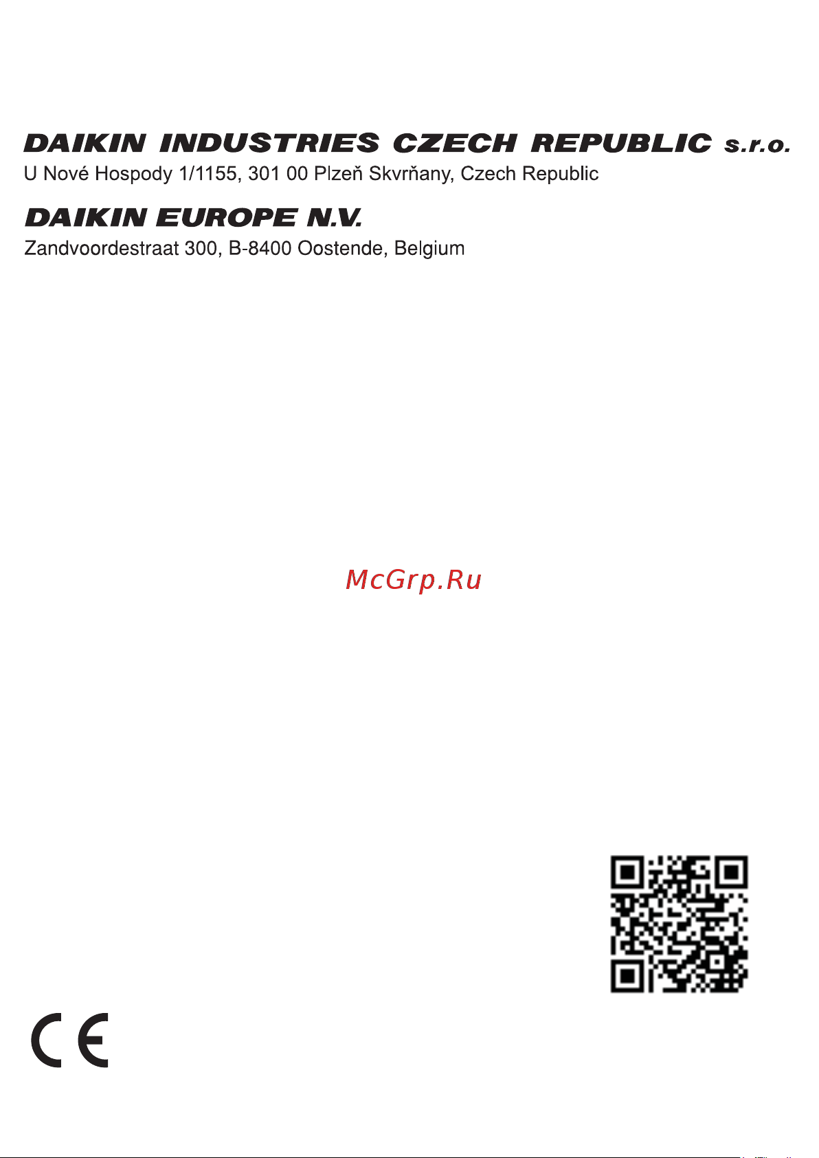 Daikin BRP069A41 Инструкция по монтажу онлайн [20/20] 596394