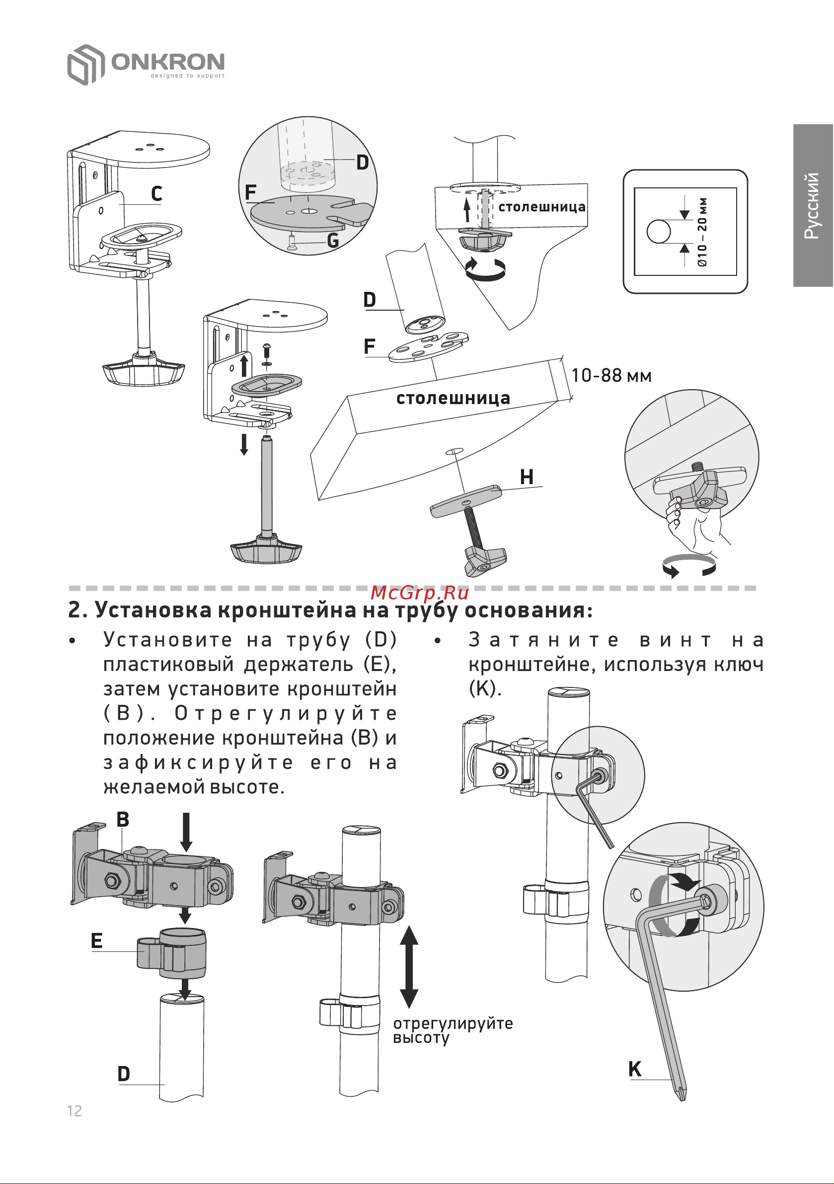 ONKRON D101E [12/16] Страница 12