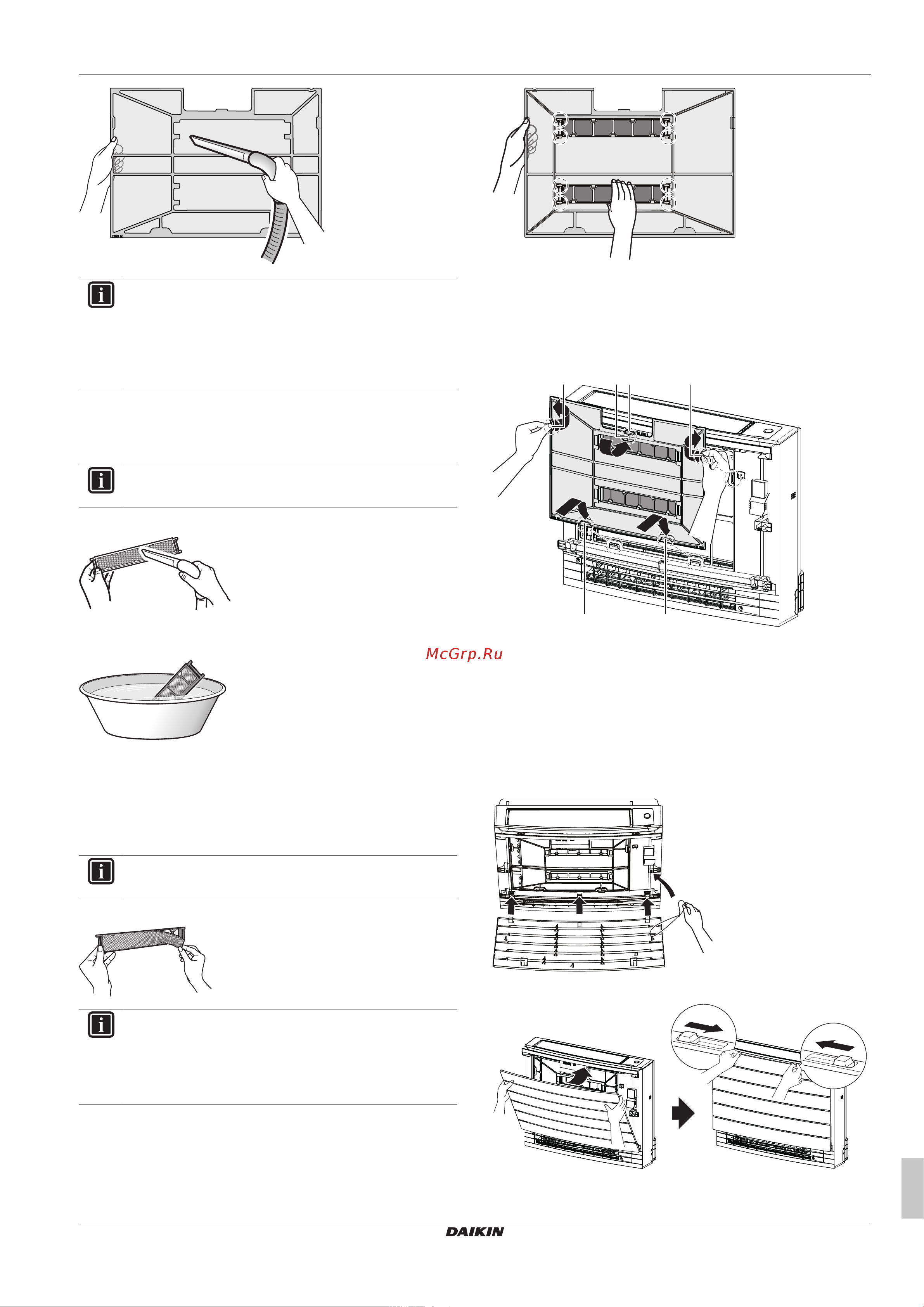 Daikin FVXM50A2V1B [21/24] Техническое и иное обслуживание