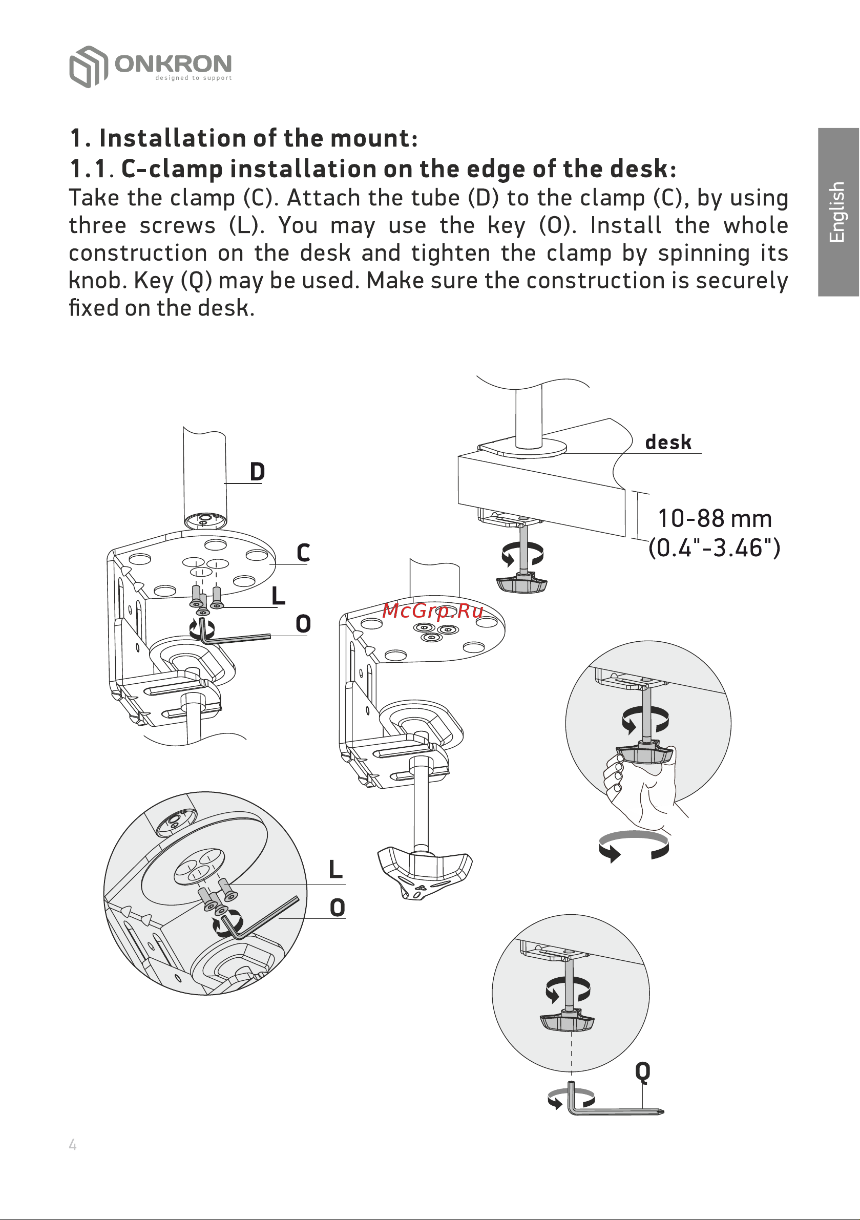 ONKRON D421E [4/20] Страница 4