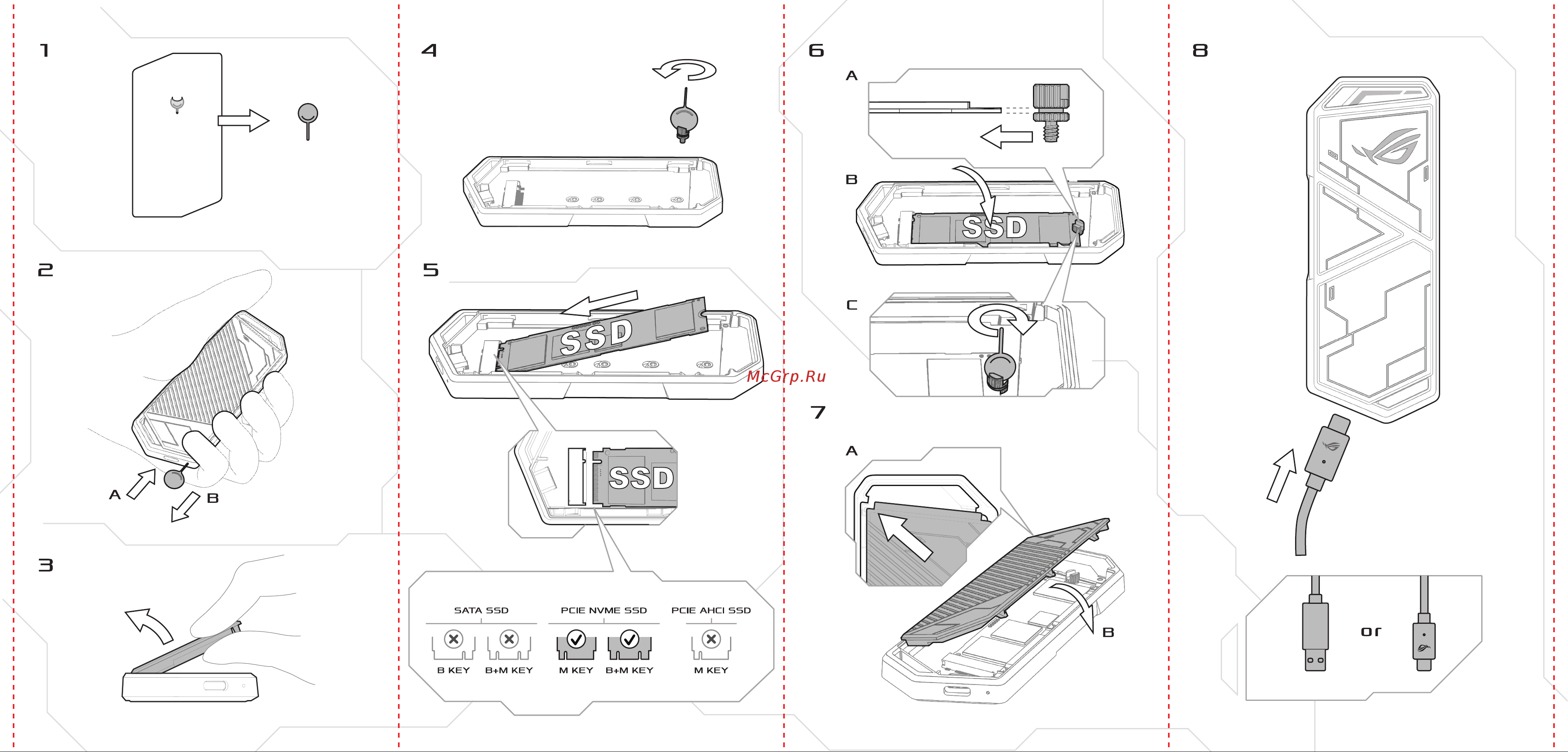 Asus ROG Strix Arion Краткое Руководство онлайн [2/2] 596438