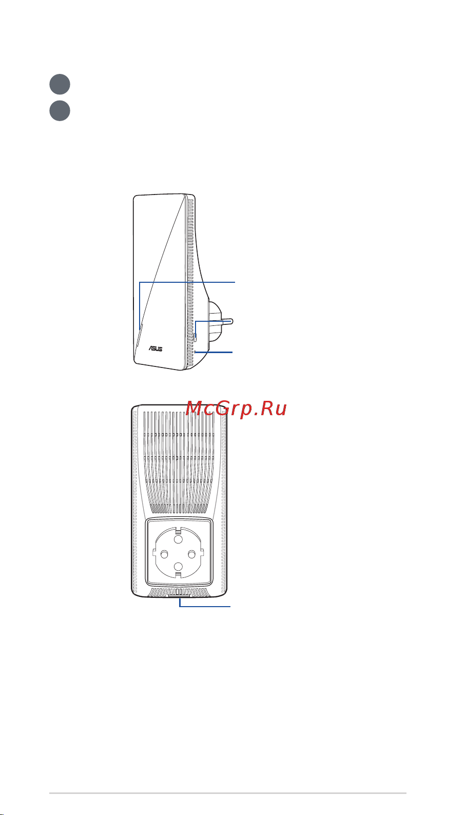Asus RP-AX56 [179/226] Pojašnjavanje dugmadi