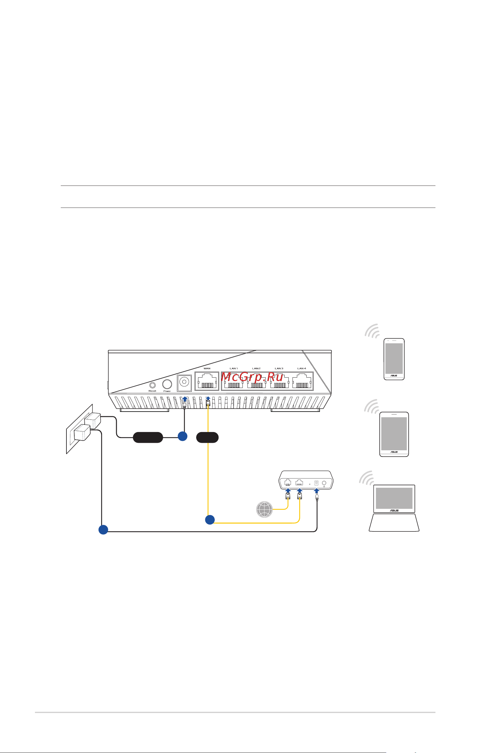 Asus AiMesh AX6100 WiFi System RT-AX92U 2 Pack [12/130] Беспроводное подключение