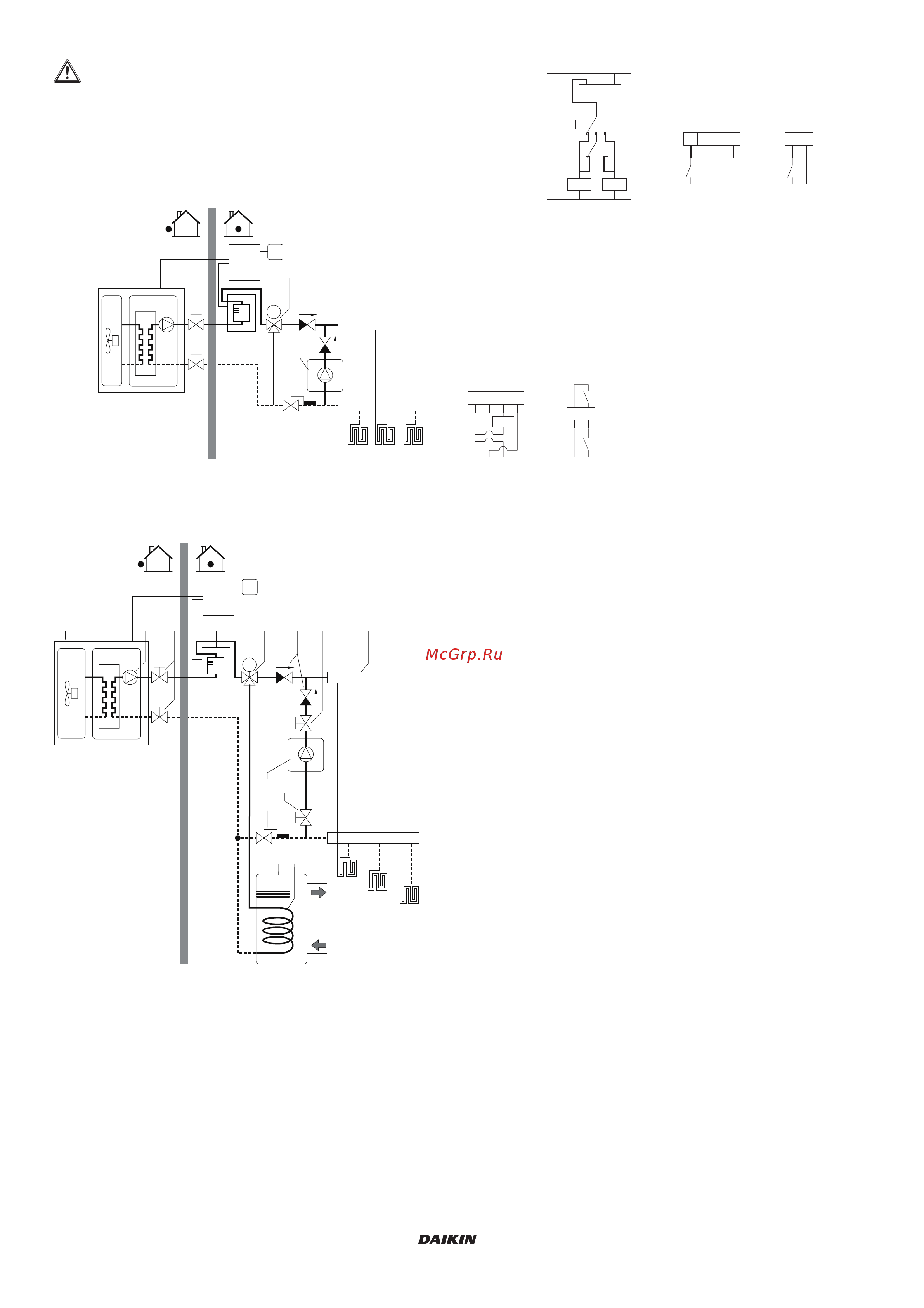 Daikin EKCBH-BBV3 [12/48] Caution