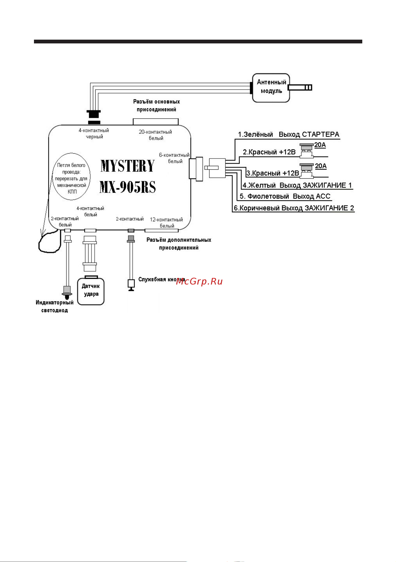 Mystery MX-905RS [7/51] Мх 905и8