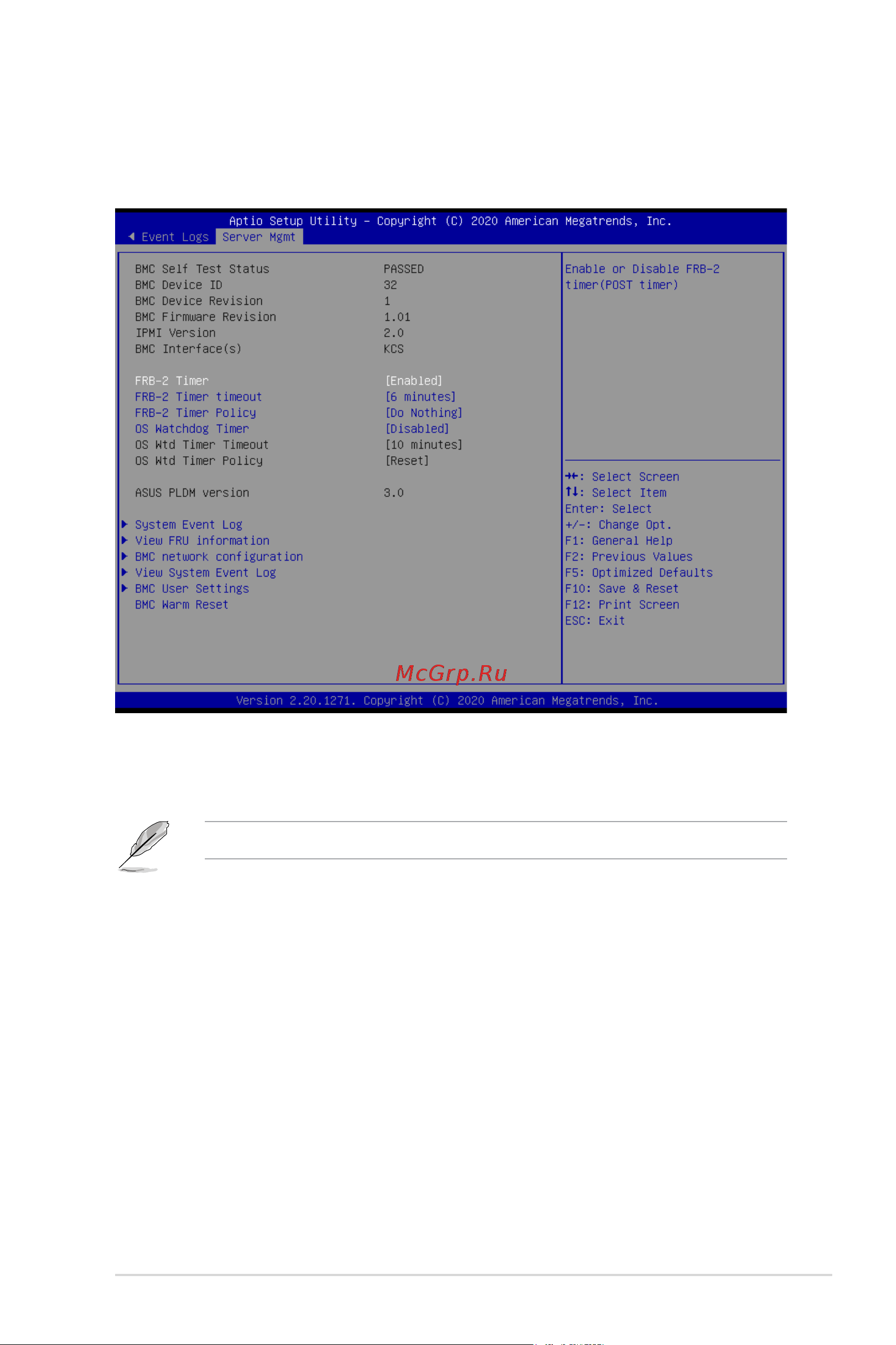 Asus RS700A-E11-RS12U [173/186] Frb 2 timer enabled