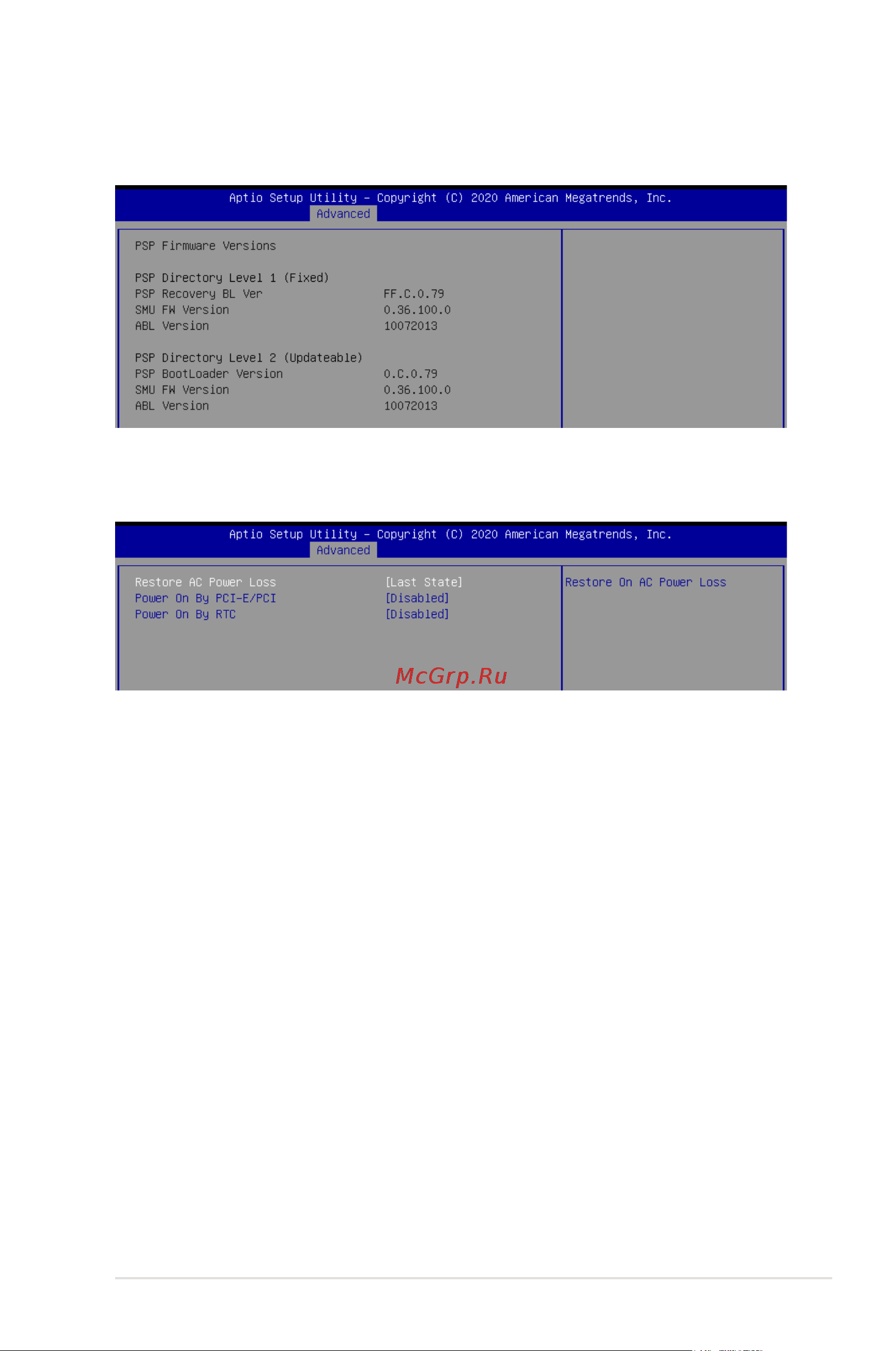 Asus ESC4000A-E10 [103/150] Psp firmware versions