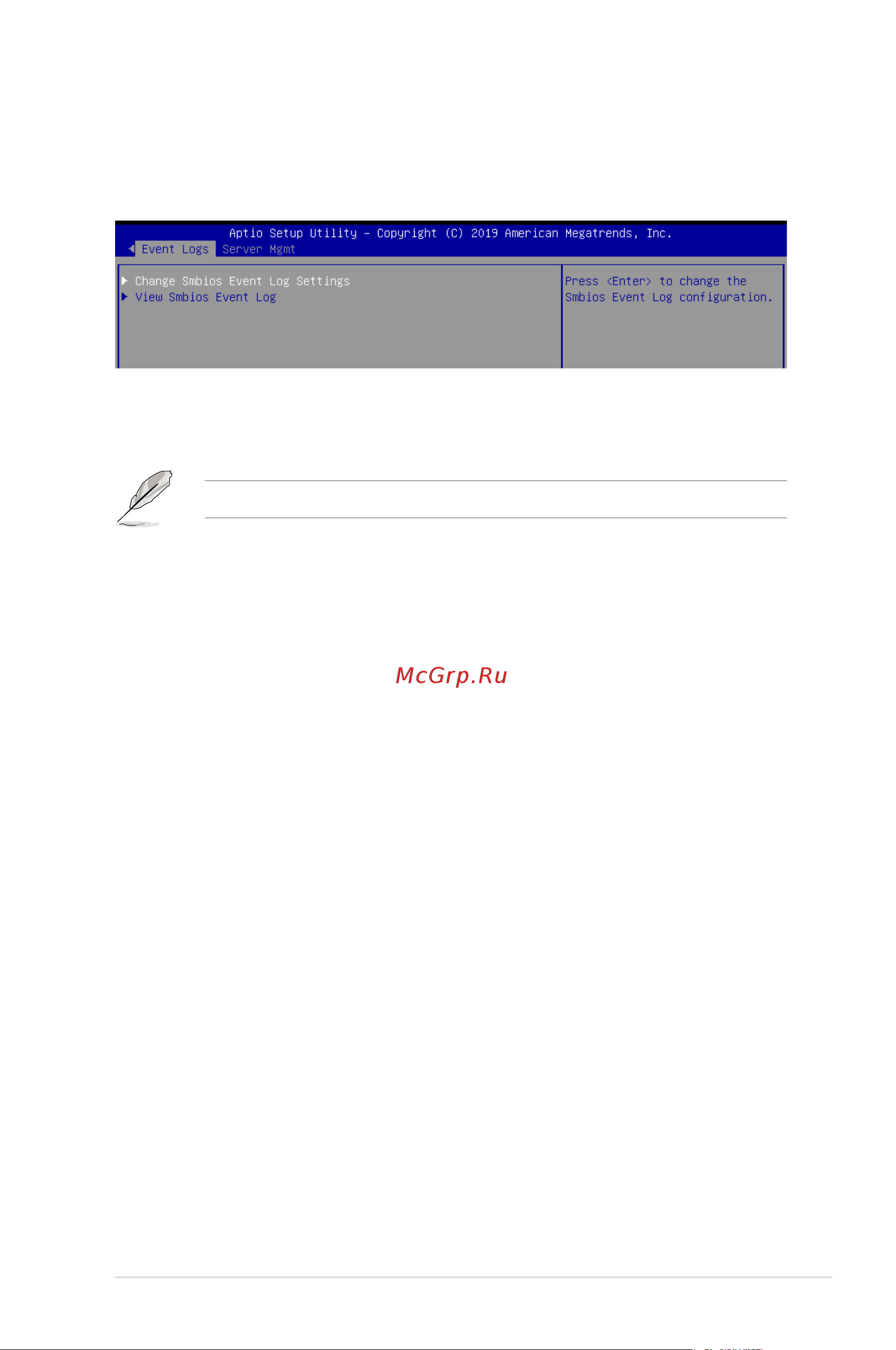 Asus RS500A-E10-RS12U [135/150] Change smbios event log settings