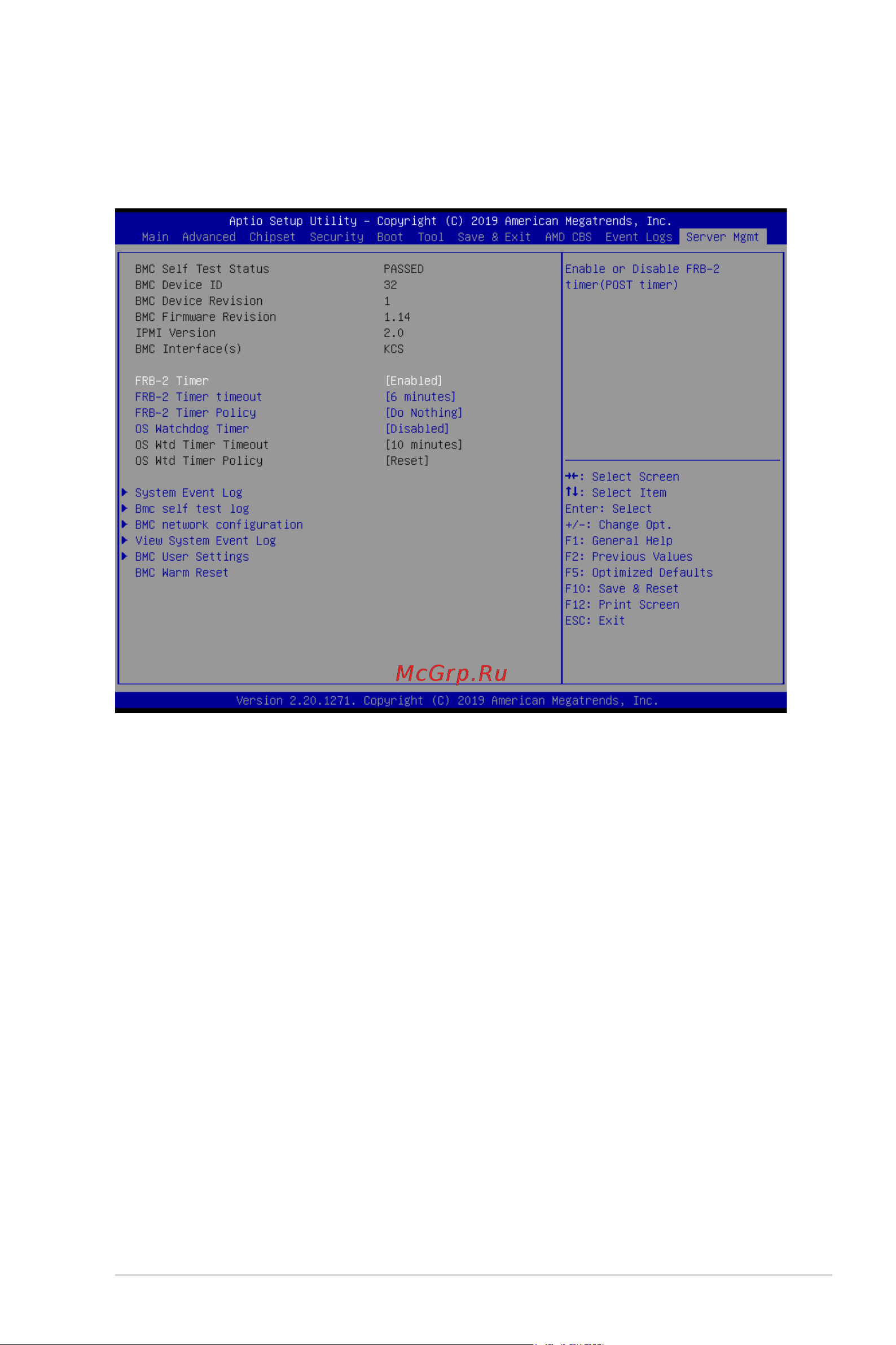 Asus RS720A-E9-RS24V2 [135/156] Server mgmt menu