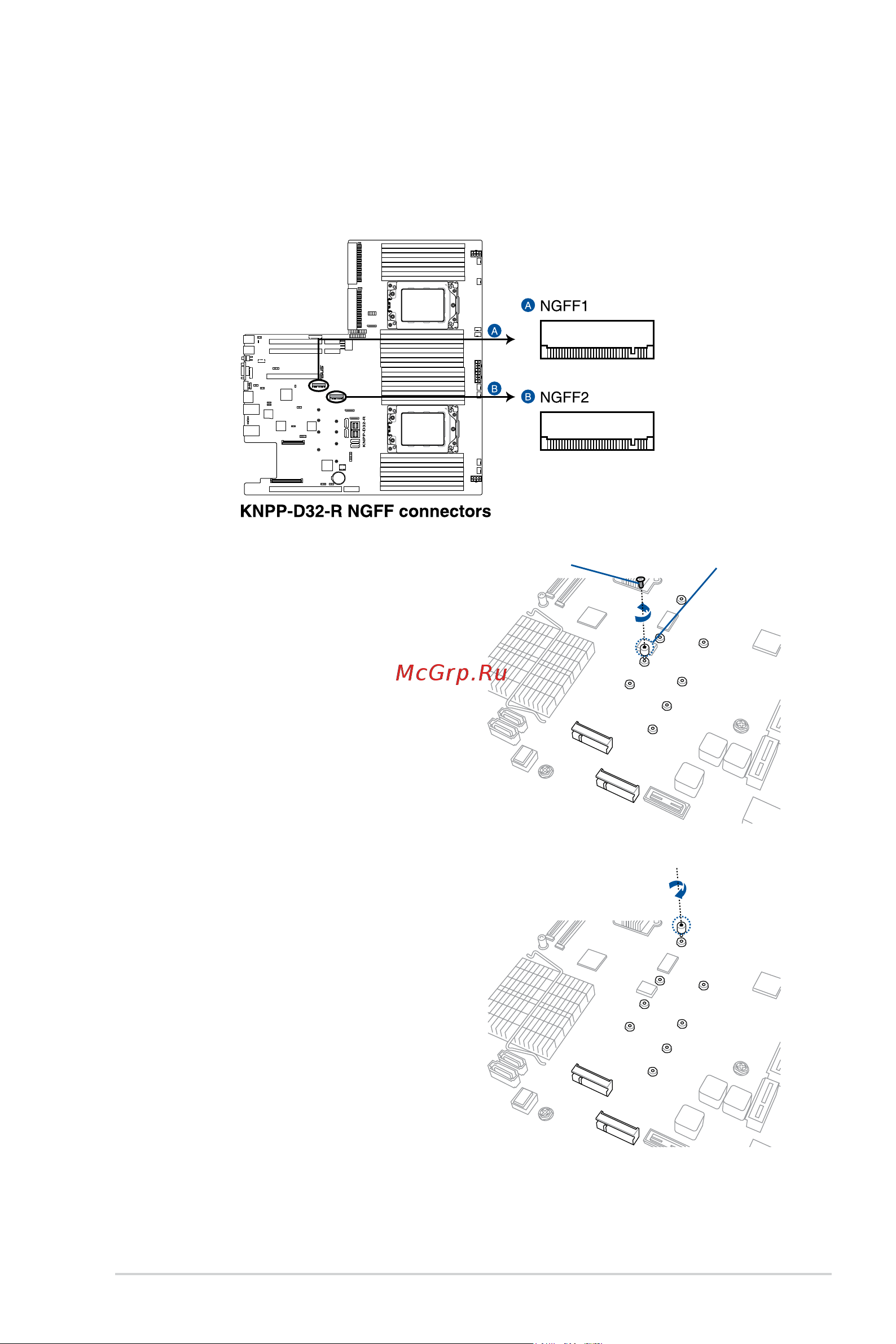 Asus RS720A-E9-RS24V2 [51/156] Installing m ngff cards