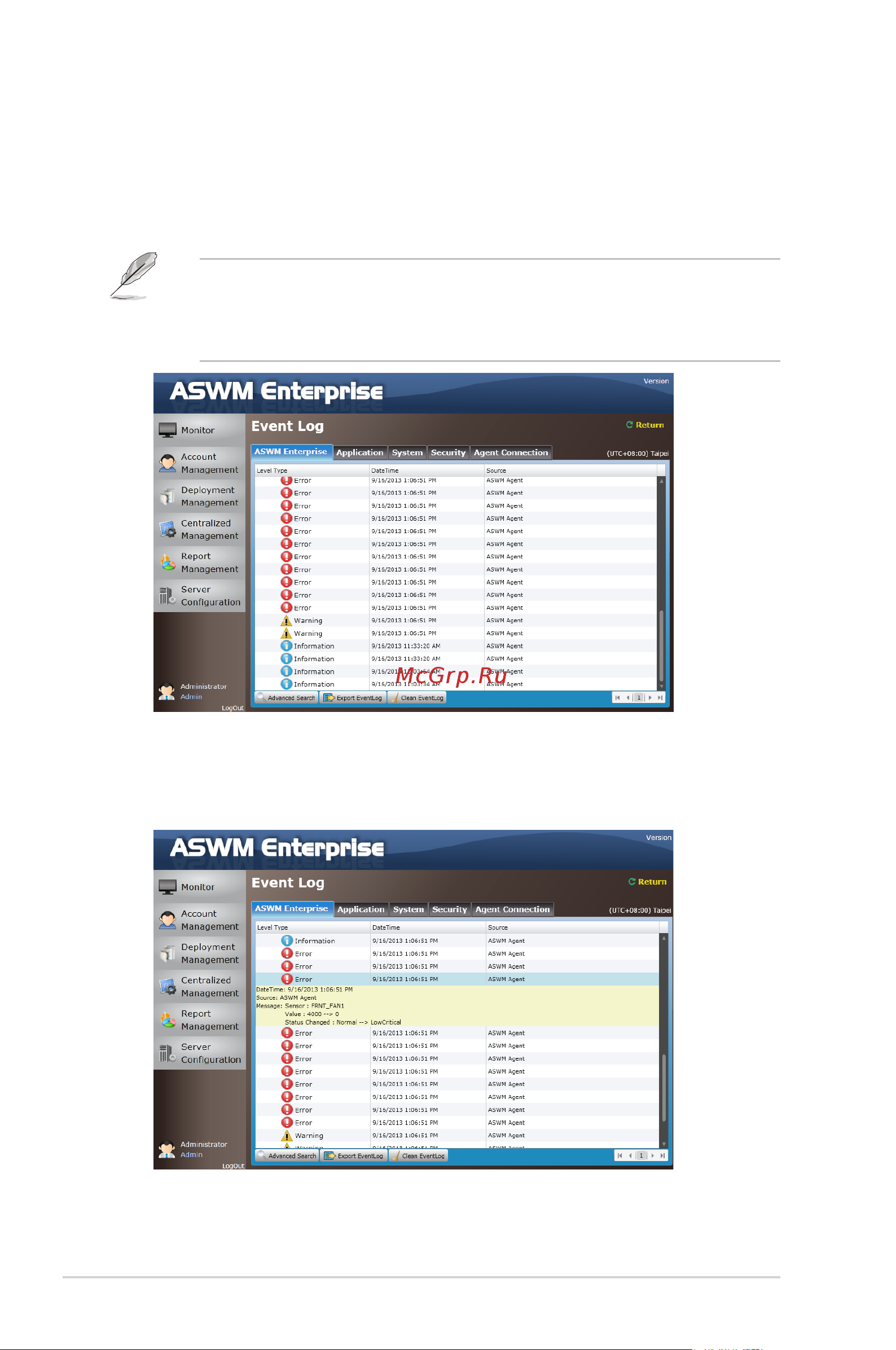 Asus RS500-E8-RS4 V2 [82/112] Event log