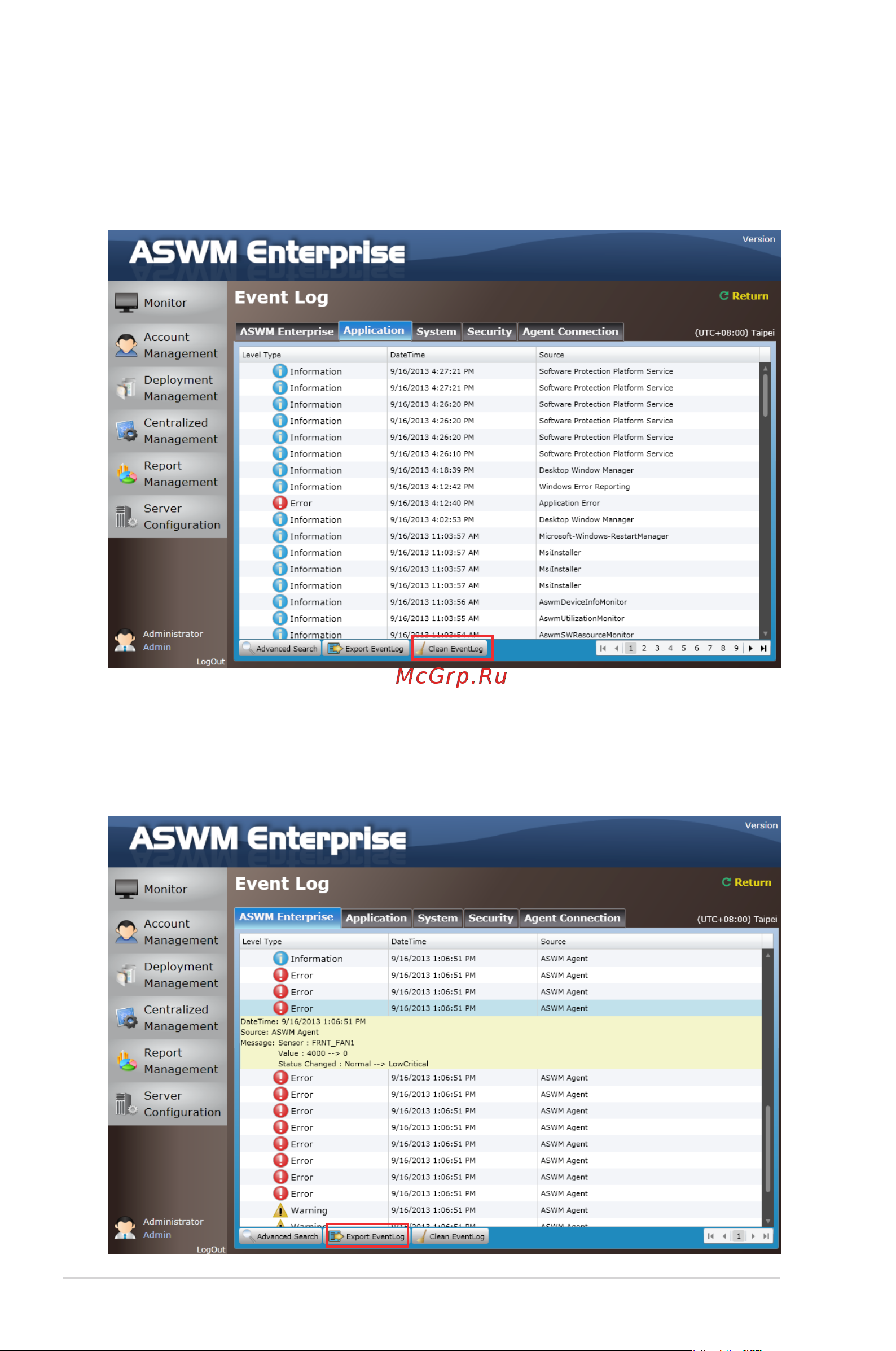 Asus RS500-E8-RS4 V2 [84/112] Clean eventlog