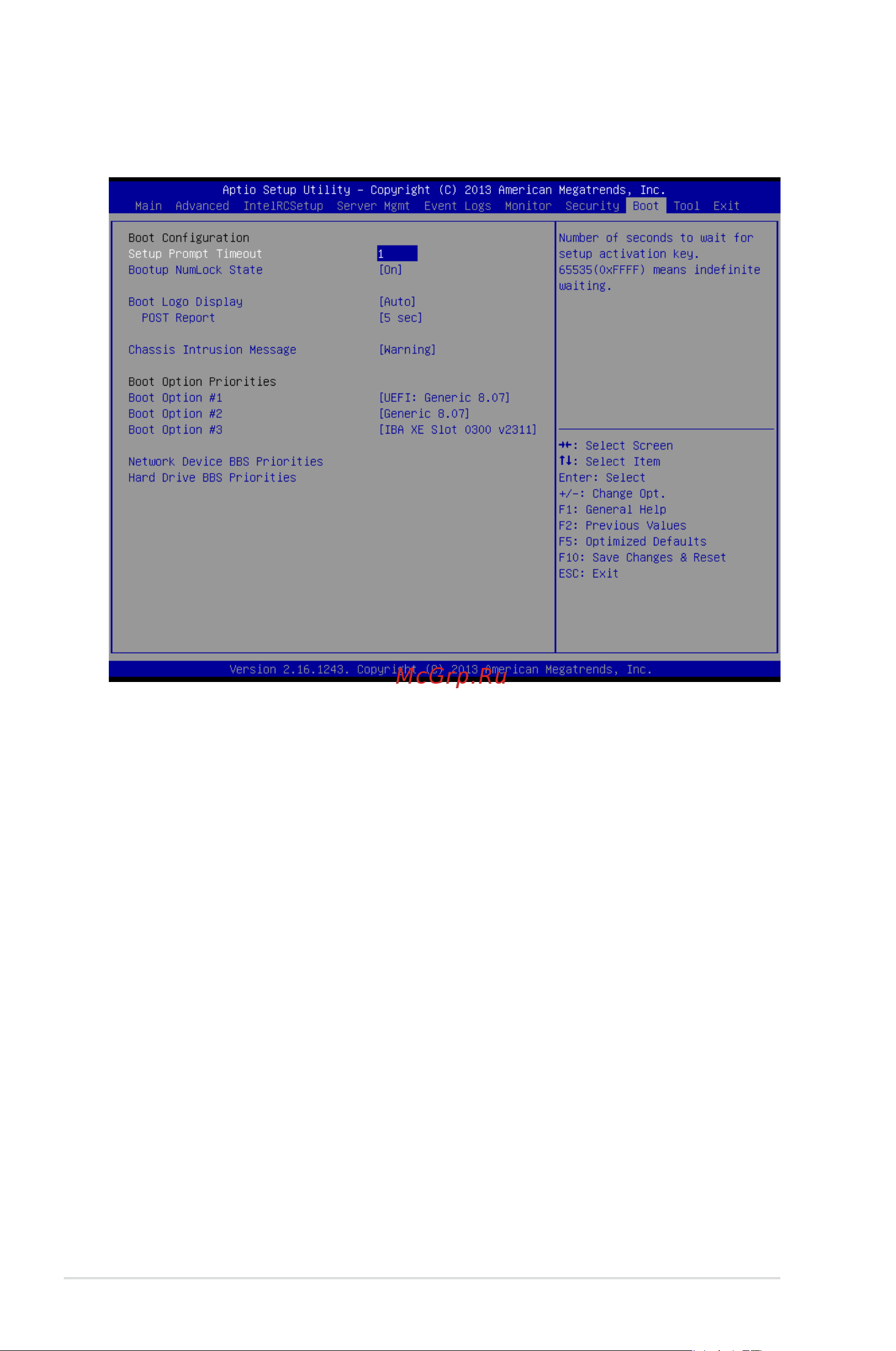 Asus RS500-E8-RS4 V2 [124/198] Boot menu