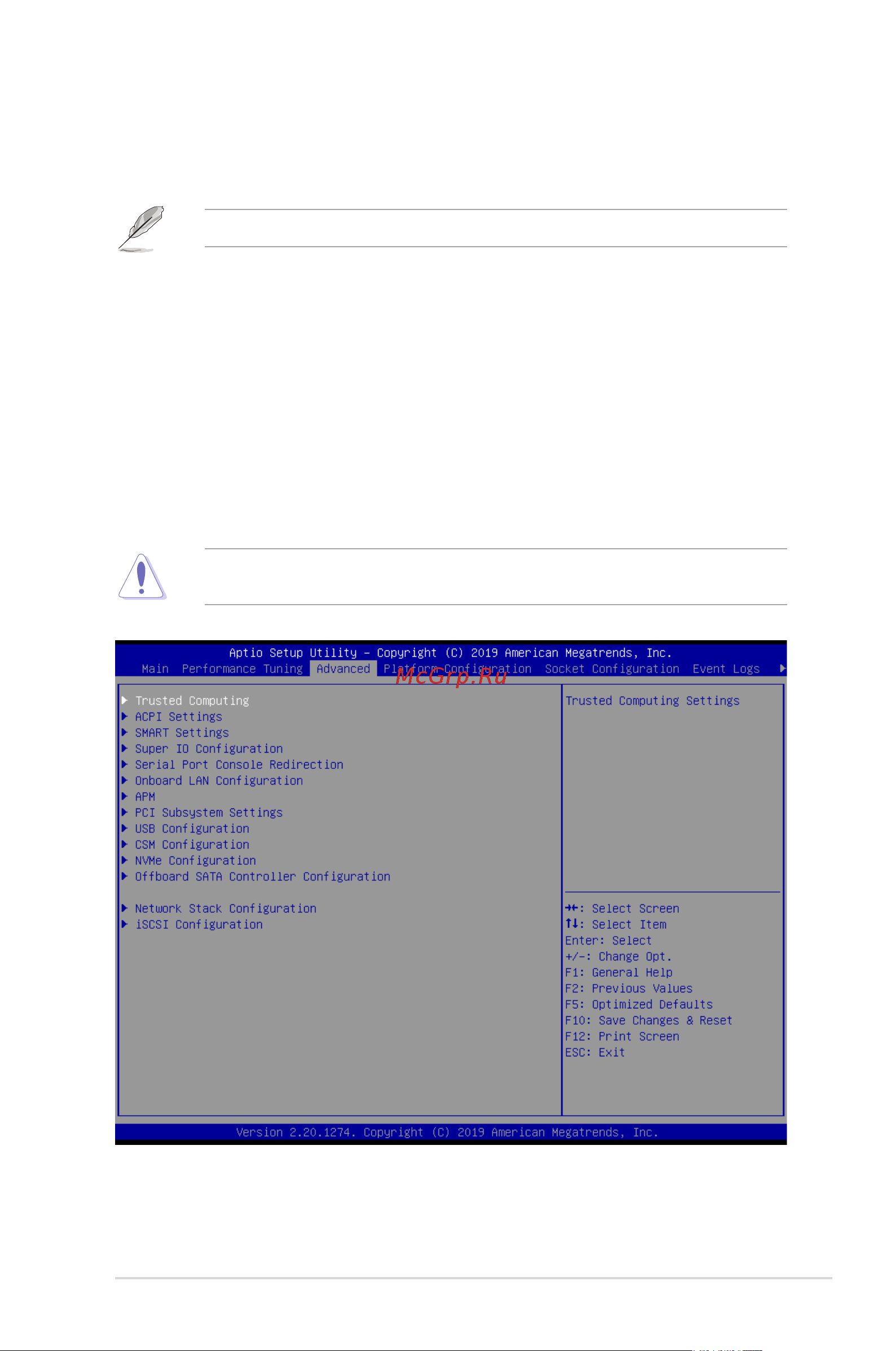 Asus ESC4000 DHD G4 [111/178] Advanced menu