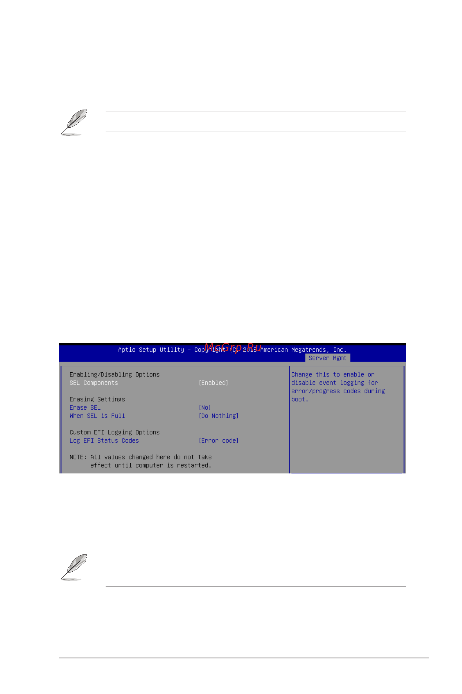 Asus RS100-E10-PI2 [127/168] System event log