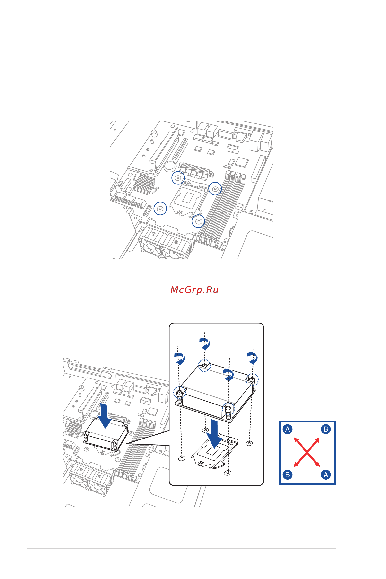 Asus RS100-E10-PI2 [26/168] Installing the cpu heatsink