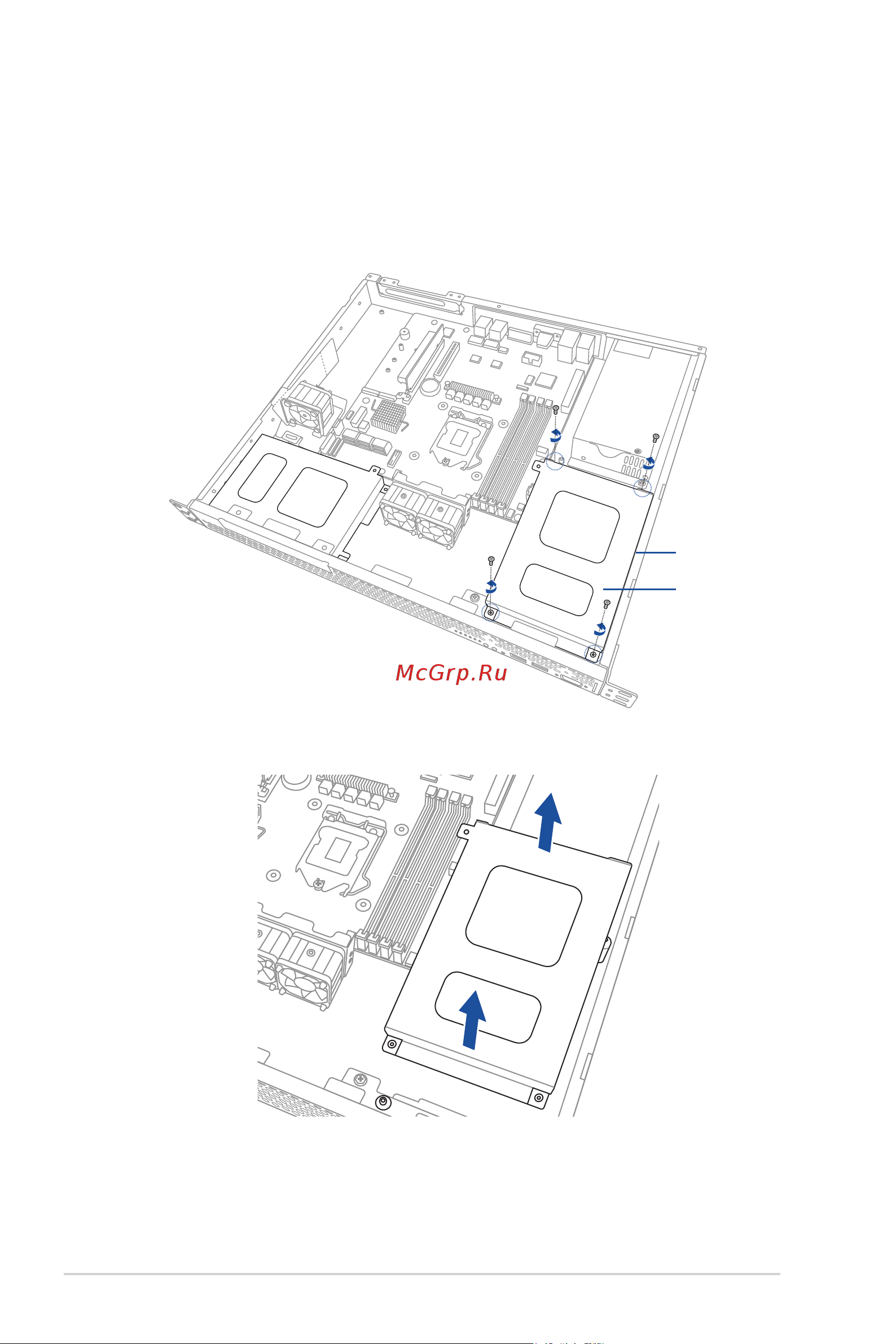 Asus RS100-E10-PI2 [38/168] Installing a 3 inch serial ata hdd to hdd bay 2