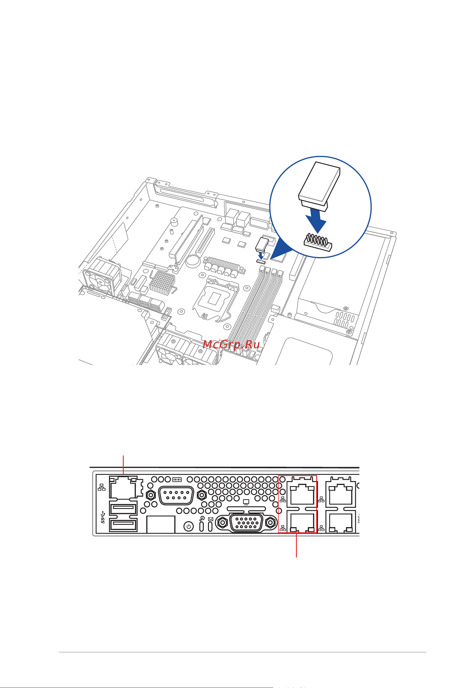 Asus RS100-E10-PI2 [51/168] Installing asmb9 series management card optional