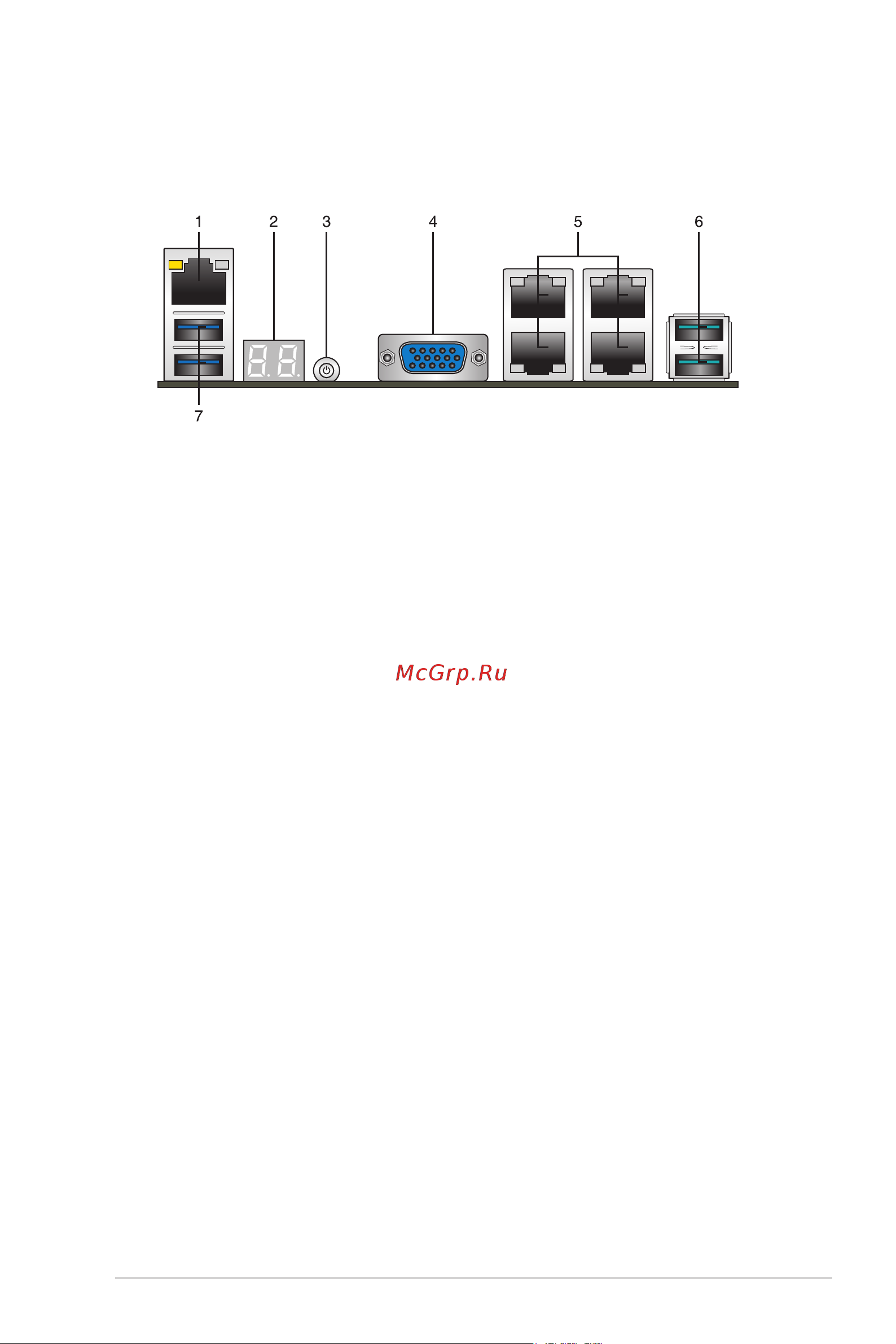 Asus RS100-E10-PI2 [73/168] Connectors