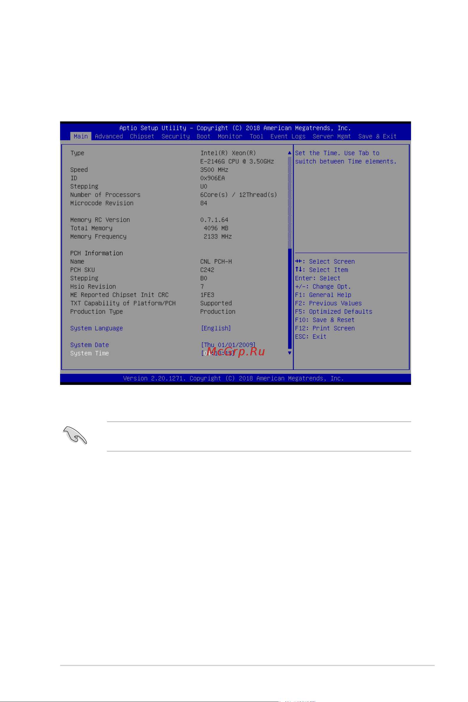 Asus RS100-E10-PI2 [95/168] Main menu