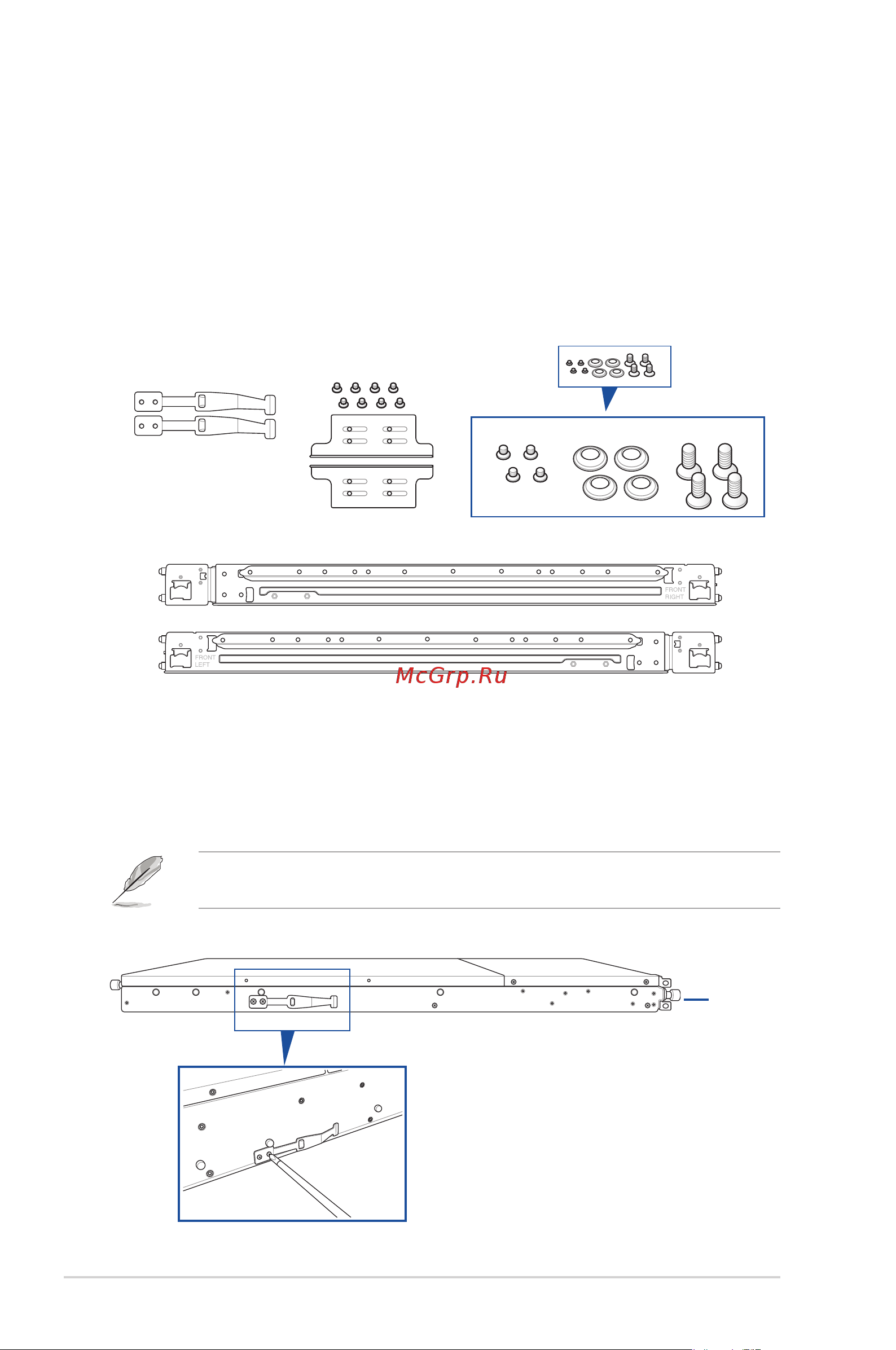 Asus RS300-E10-PS4 [52/164] Rail kit installation