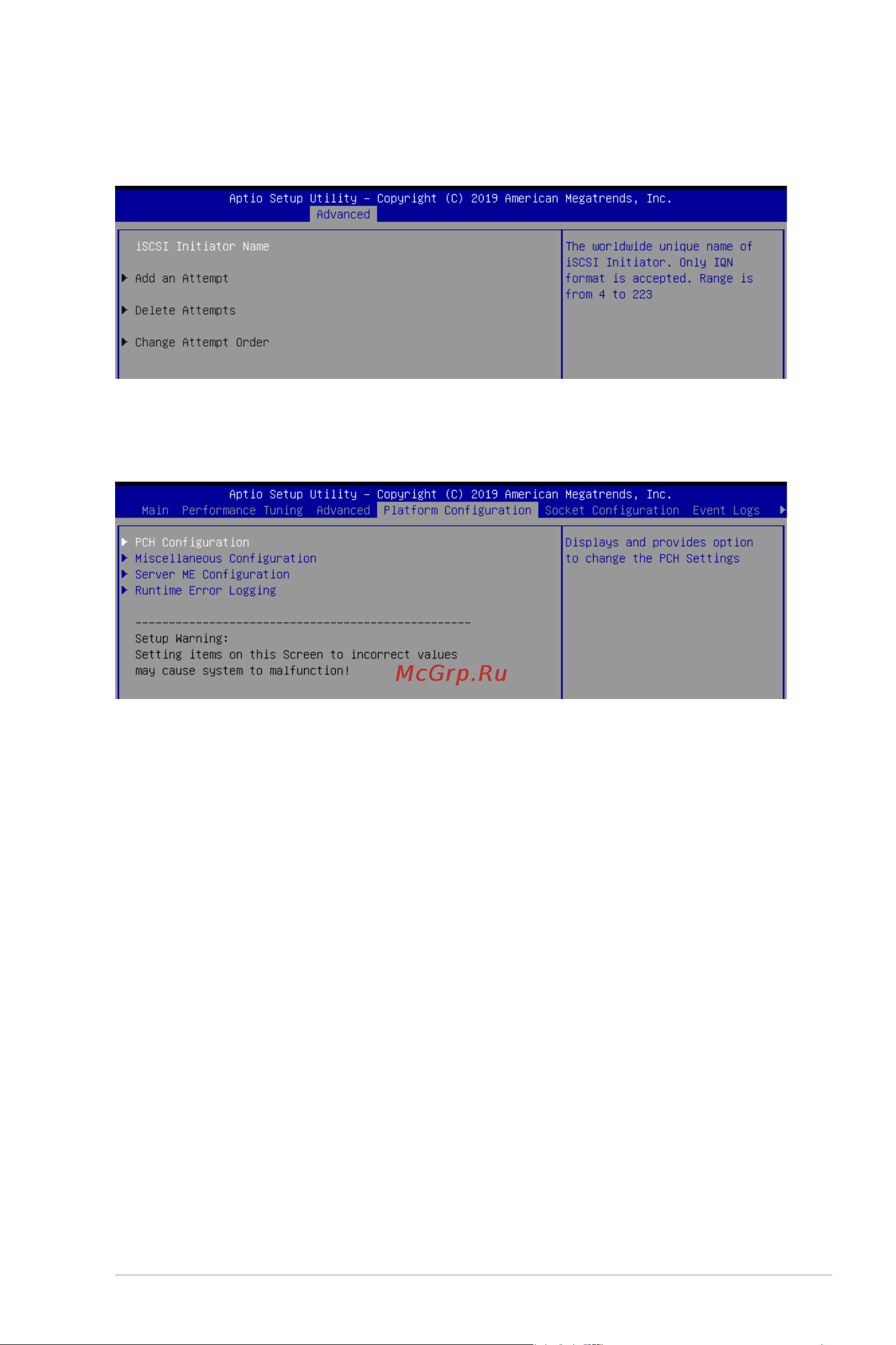 Asus RS720-E9-RS8-G [145/206] Platformconfigurationmenu
