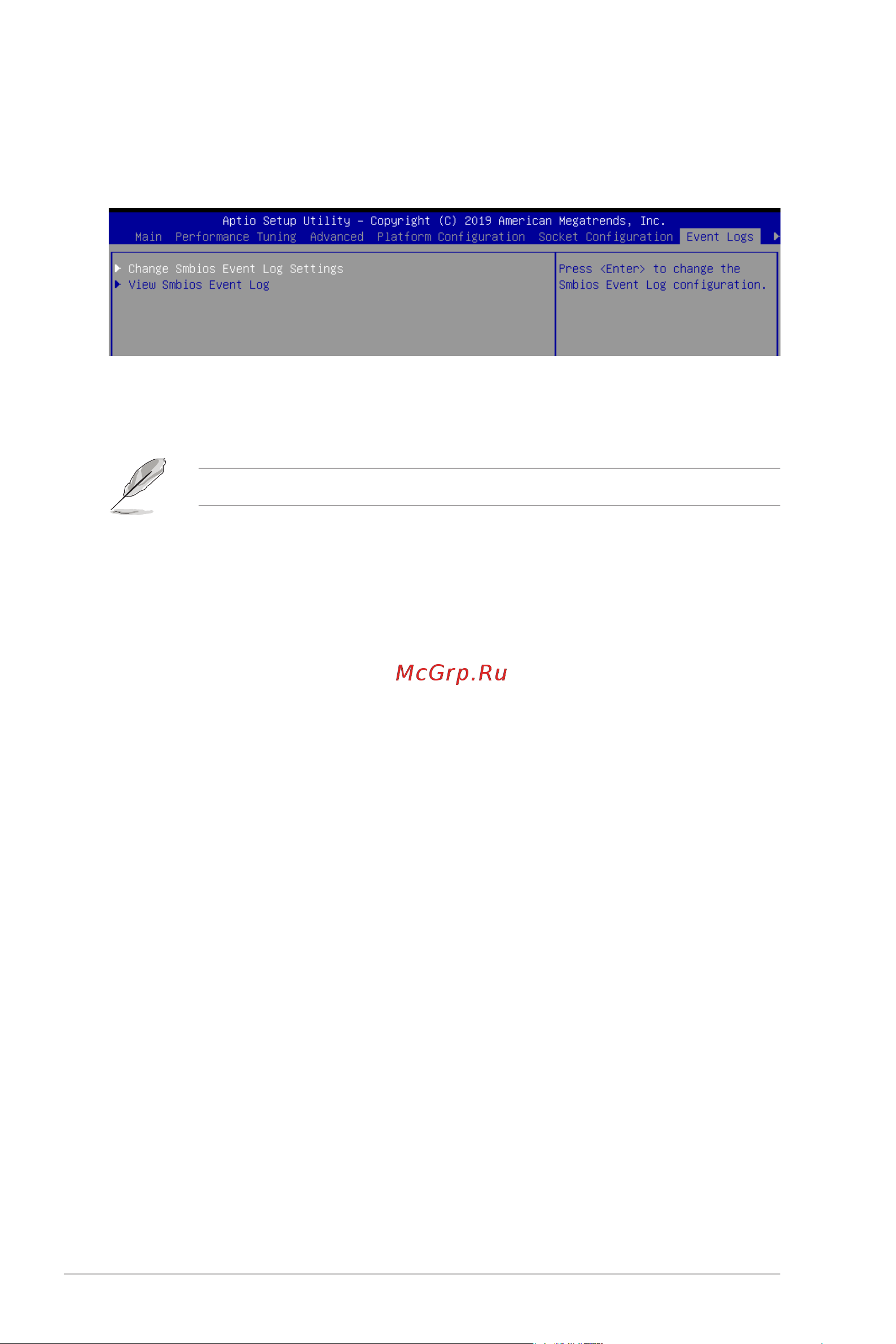 Asus RS720-E9-RS8-G [158/206] Event logs menu