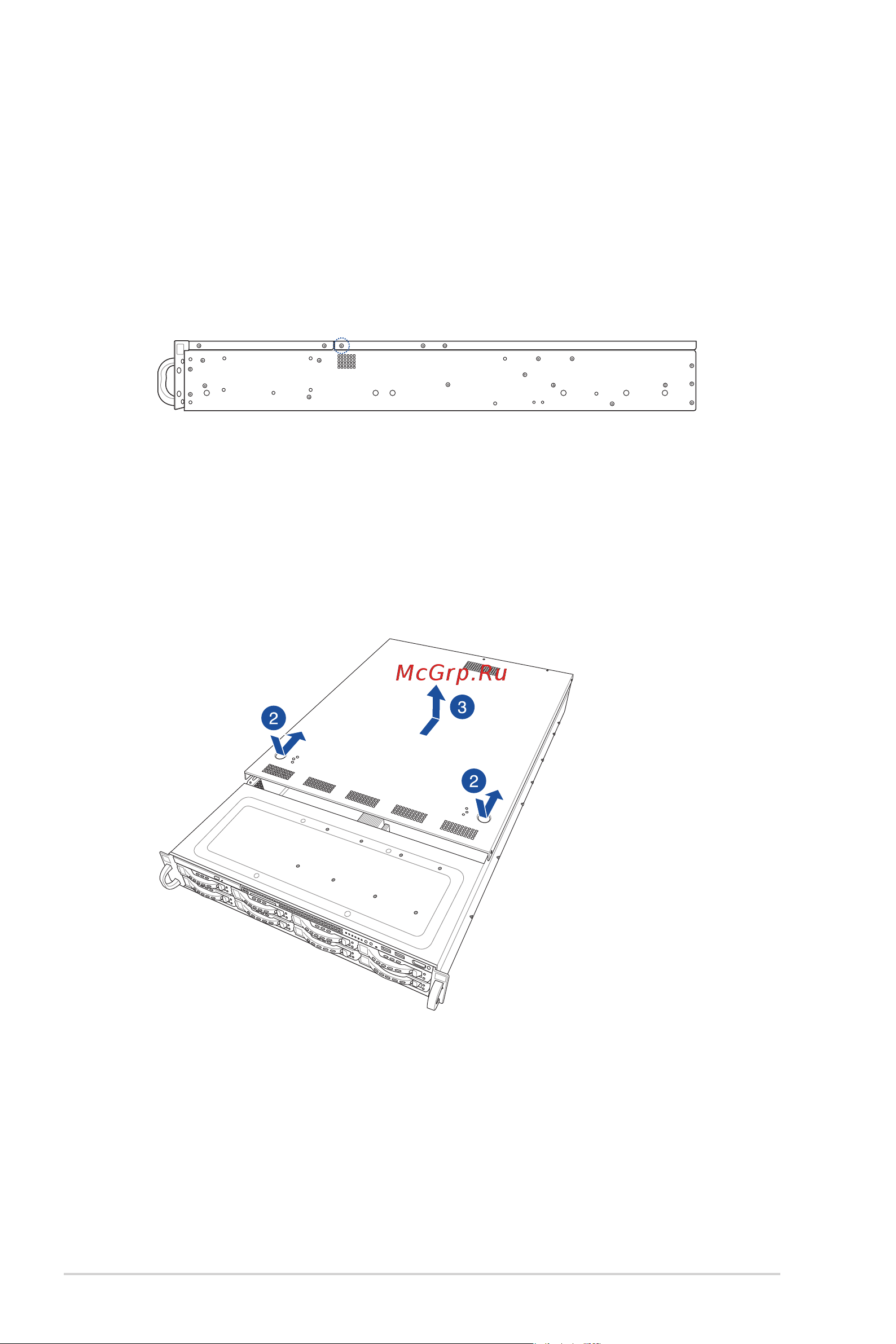 Asus RS720-E9-RS8-G [30/206] Chassis cover