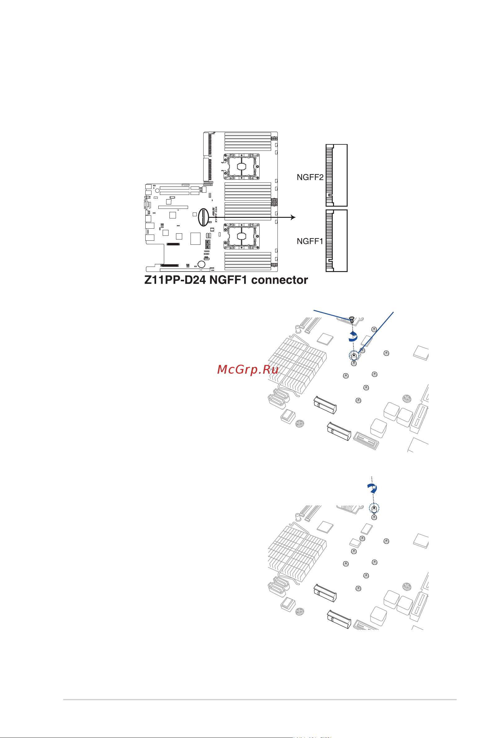 Asus RS720-E9-RS8-G [81/206] Installing m ngff cards