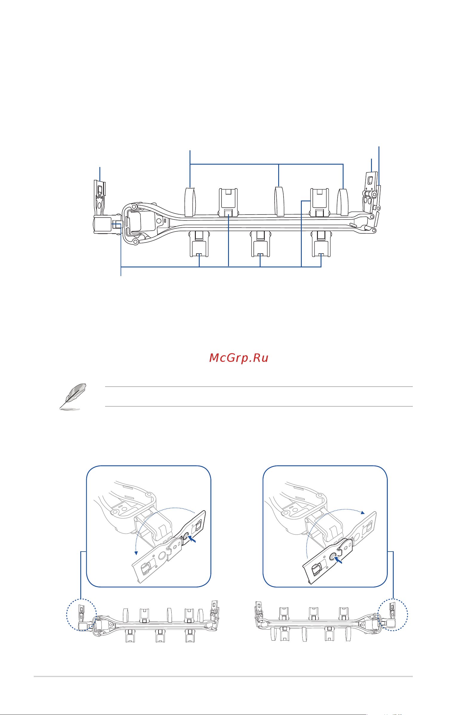 Asus ESC4000 G4 [92/202] Optional for 1200 mm rack rails optional for 1200 mm rack rails