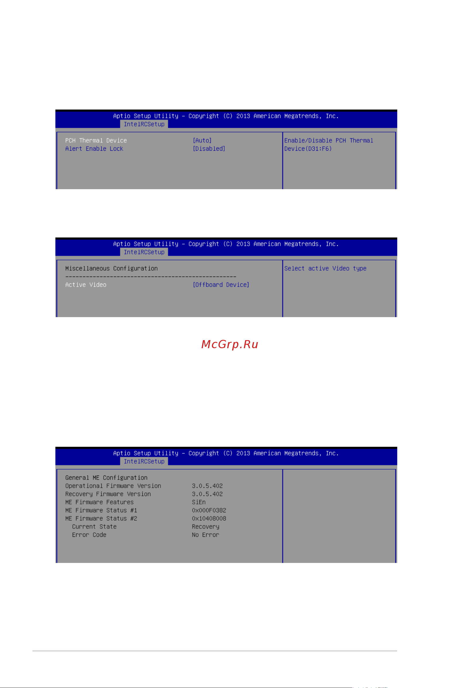 Asus RS540-E8-RS36-ECP [116/202] Miscellaneous configuration