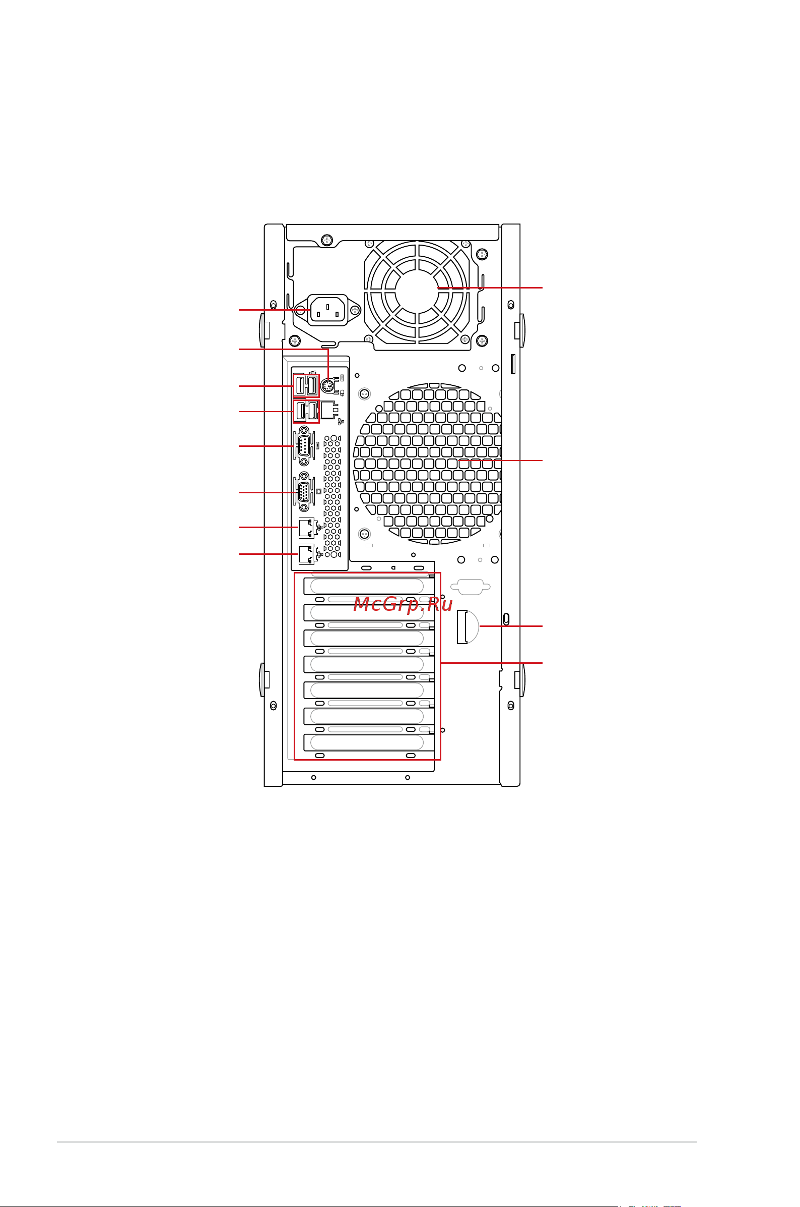 Asus TS100-E9-PI4 [16/138] Rear panel features