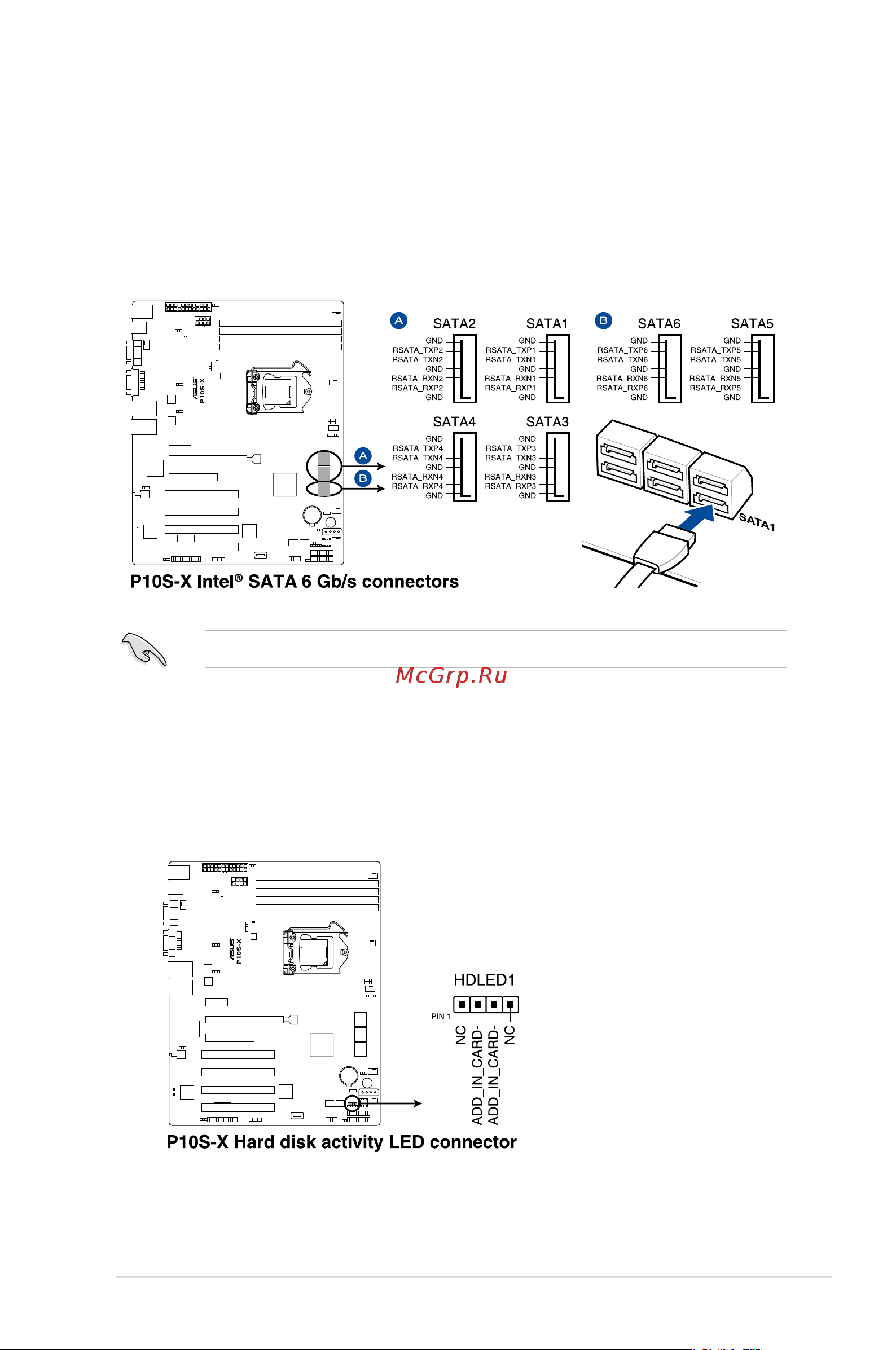 Asus TS100-E9-PI4 [47/138] Internal connectors