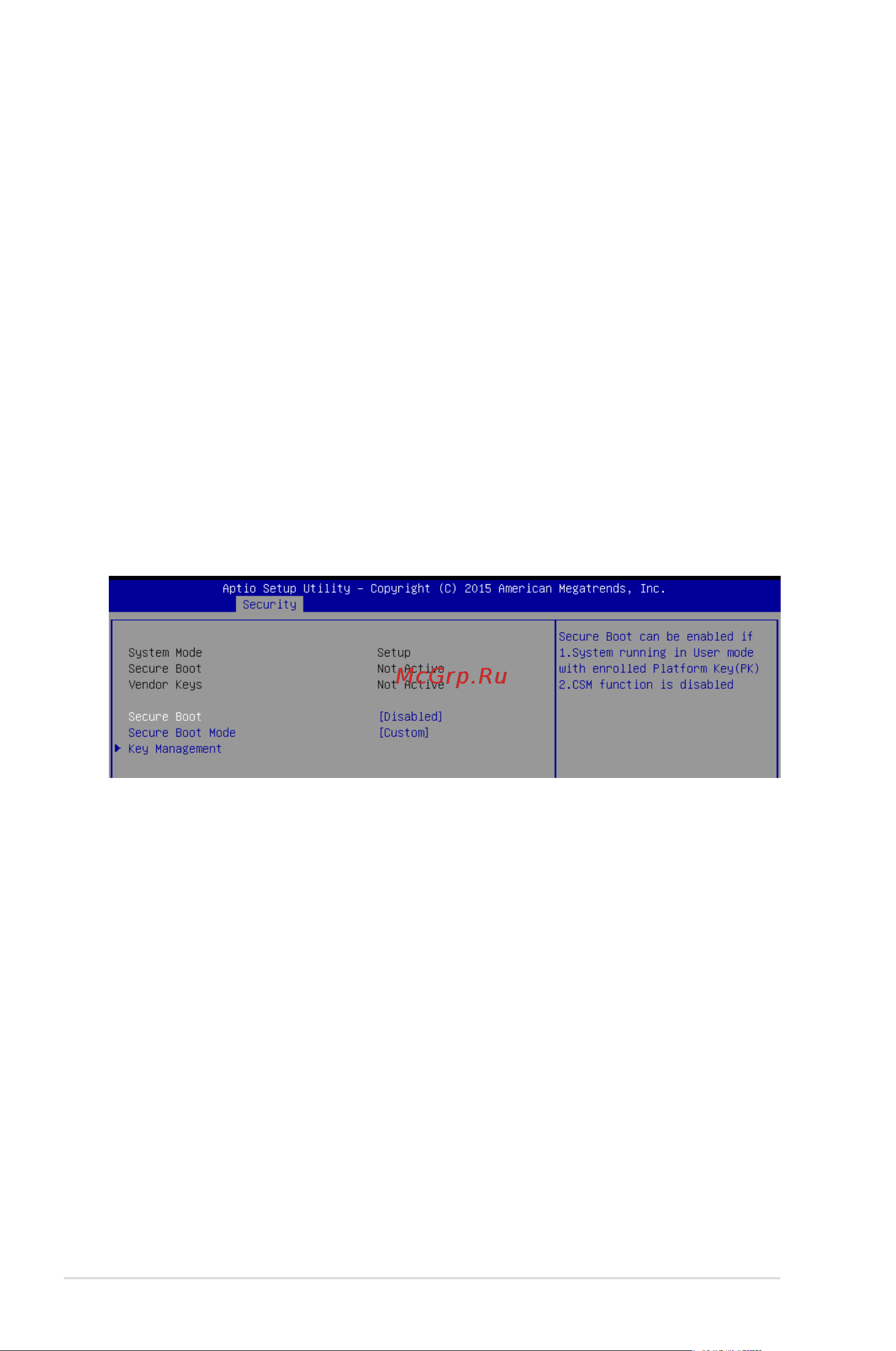 Asus TS100-E9-PI4 [94/138] Secure boot control disabled