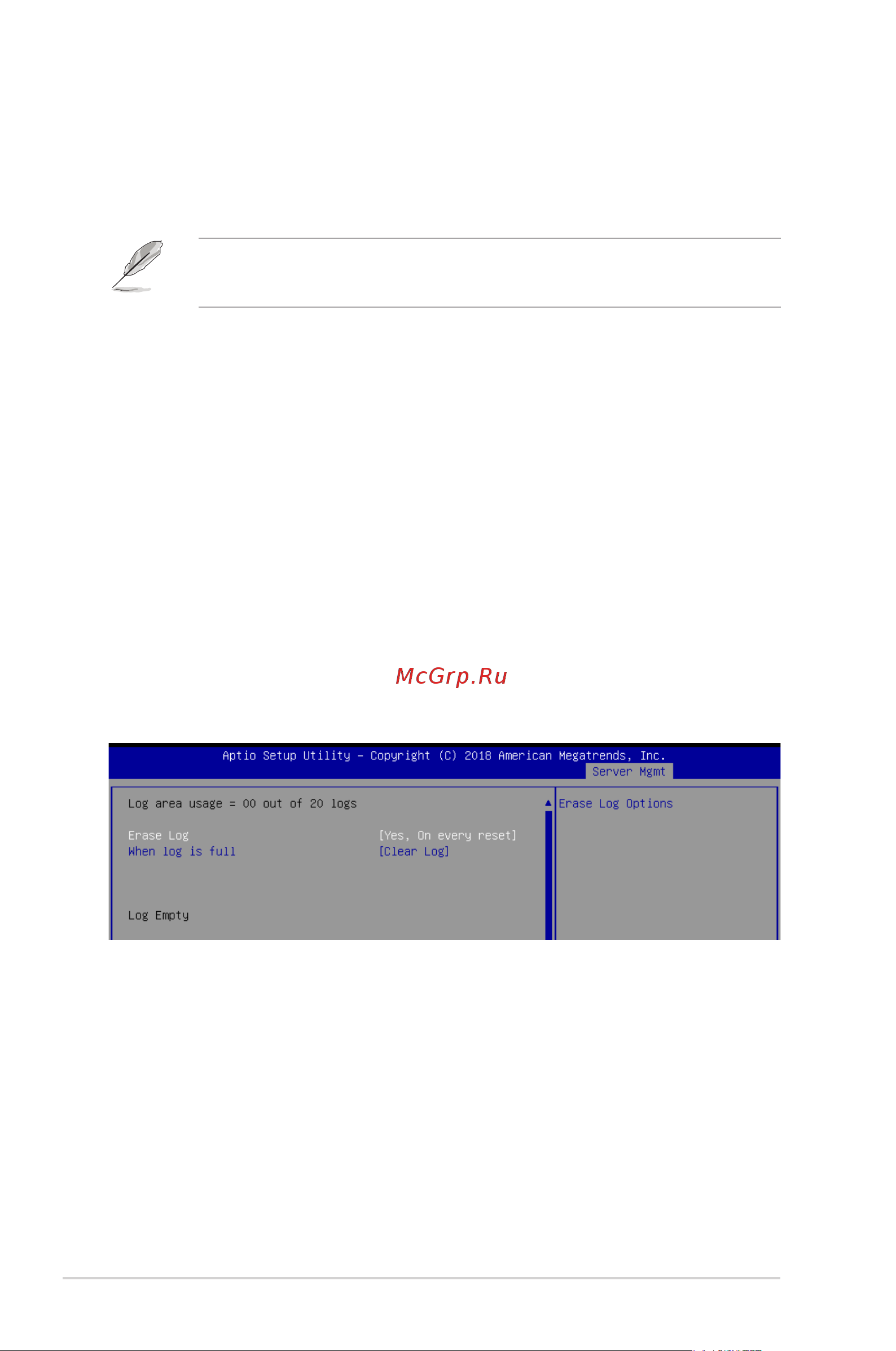 Asus P11C-C/4L [102/146] Bmc self test log