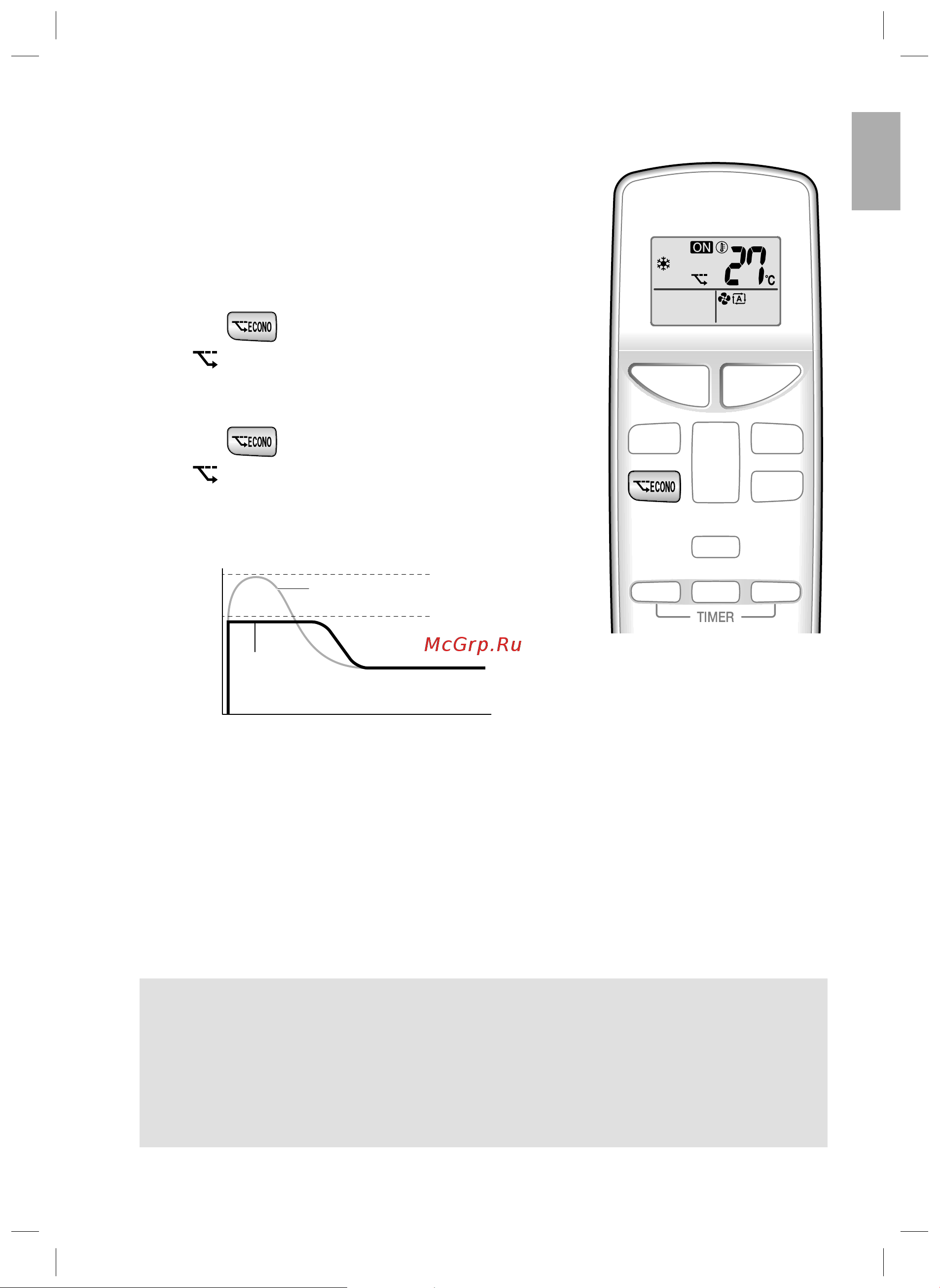 Daikin FTXB35B1V1 [16/80] Econo operation