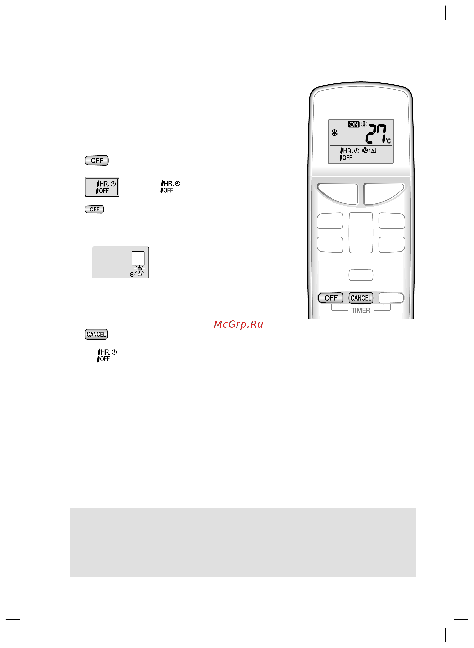 Daikin FTXB35B1V1 [43/80] Kapatma zamanlama i şletimi